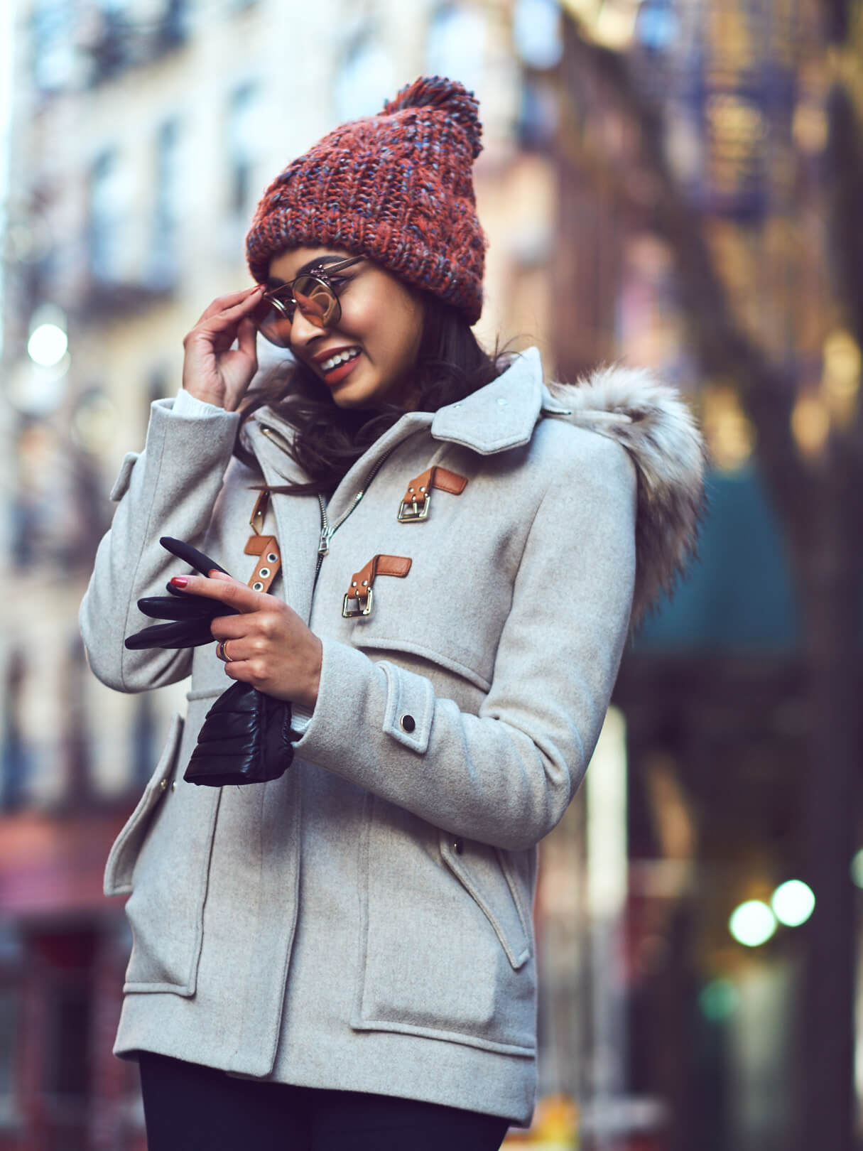 Fashion Photography Poses -Portrait Photography Poses - in Greenwich Village, New York - Model Poses - Fadia - Fuji X Pro2 with xf 56mm f1.2