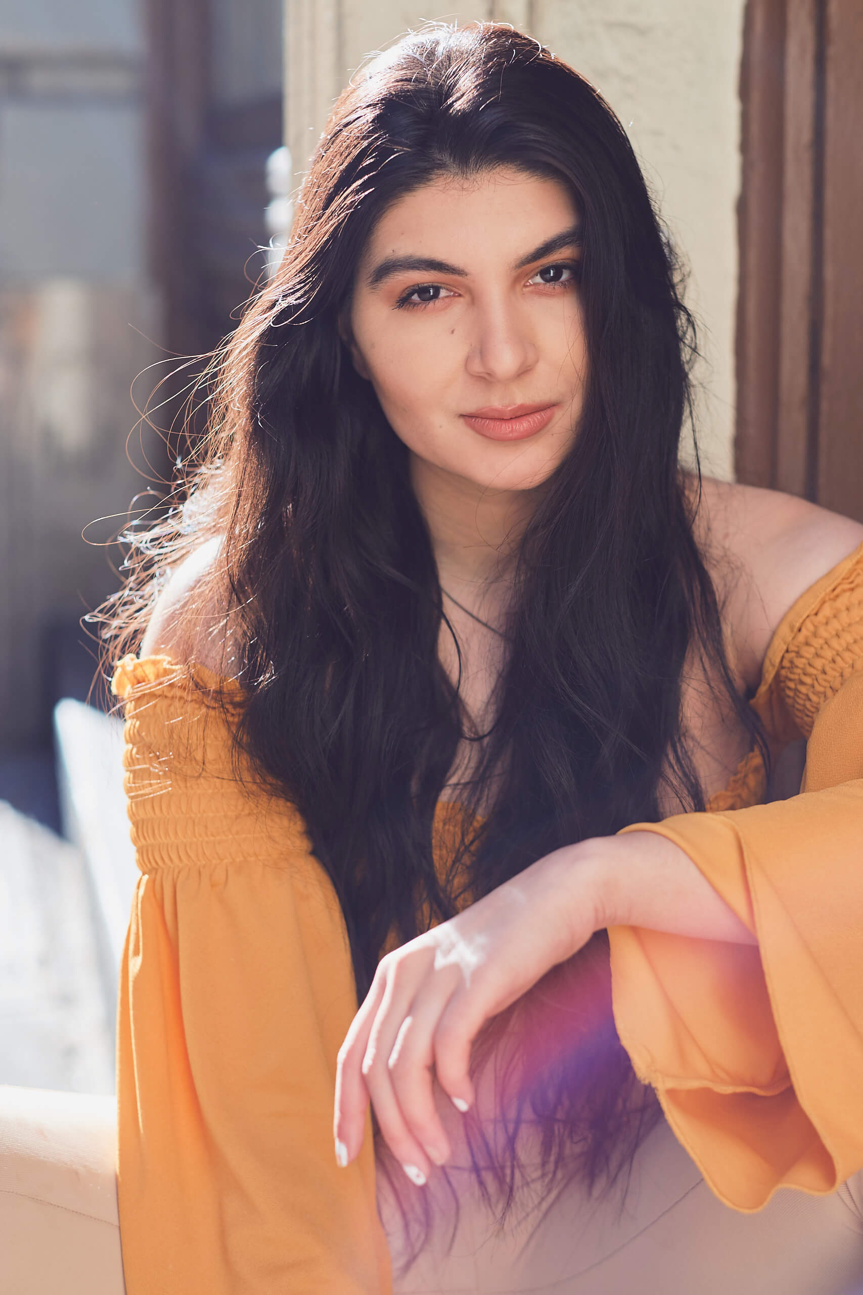 Beauty Photography Editorial in SoHo New York - Model Poses - Hiba - Fuji X Pro2 with xf 56mm f1.2