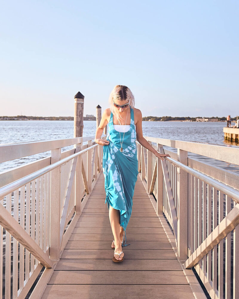 Fuji X Pro2 with xf 16mm f1.4 - Sunset portrait photography in Belmar with model Katie