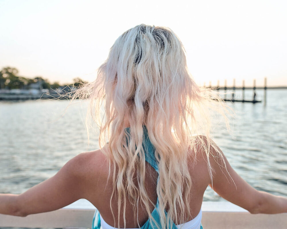 Fuji X Pro2 with xf 16mm f1.4 - Sunset portrait photography in Belmar with model Katie