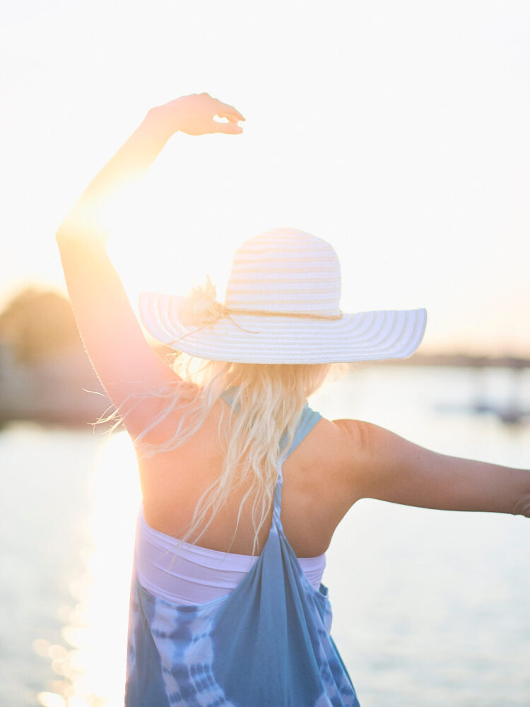 Fuji X Pro2 with xf 56mm f1.2 - Sunset portrait photography in Belmar with model Katie