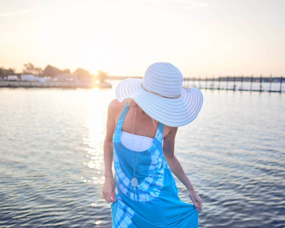 Fuji X Pro2 with xf 16mm f1.4 - Sunset portrait photography in Belmar with model Katie