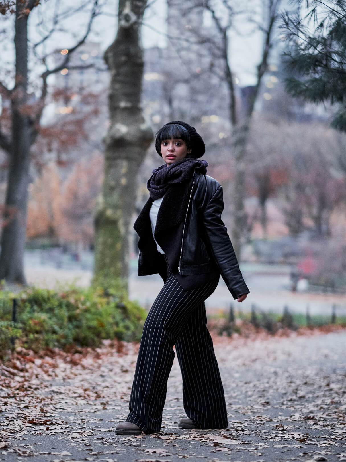 Fuji X Pro2 with xf 56mm f1.2 - Photography Storytelling - Women's fashion portrait photography in Central Park New York - Model: Lulu