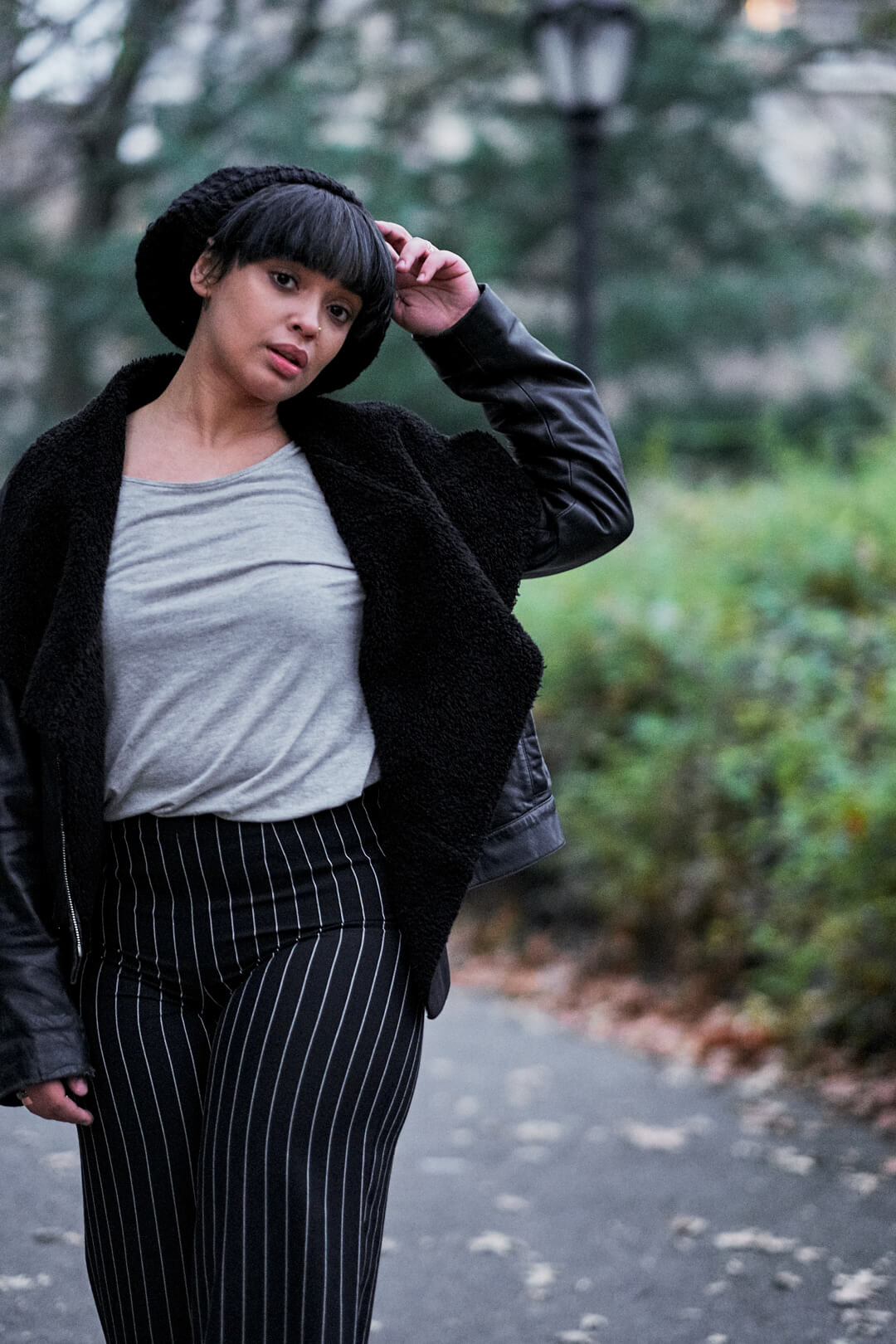 Fuji X Pro2 with xf 56mm f1.2 - Photography Storytelling - Women's fashion portrait photography in Central Park New York - Model: Lulu