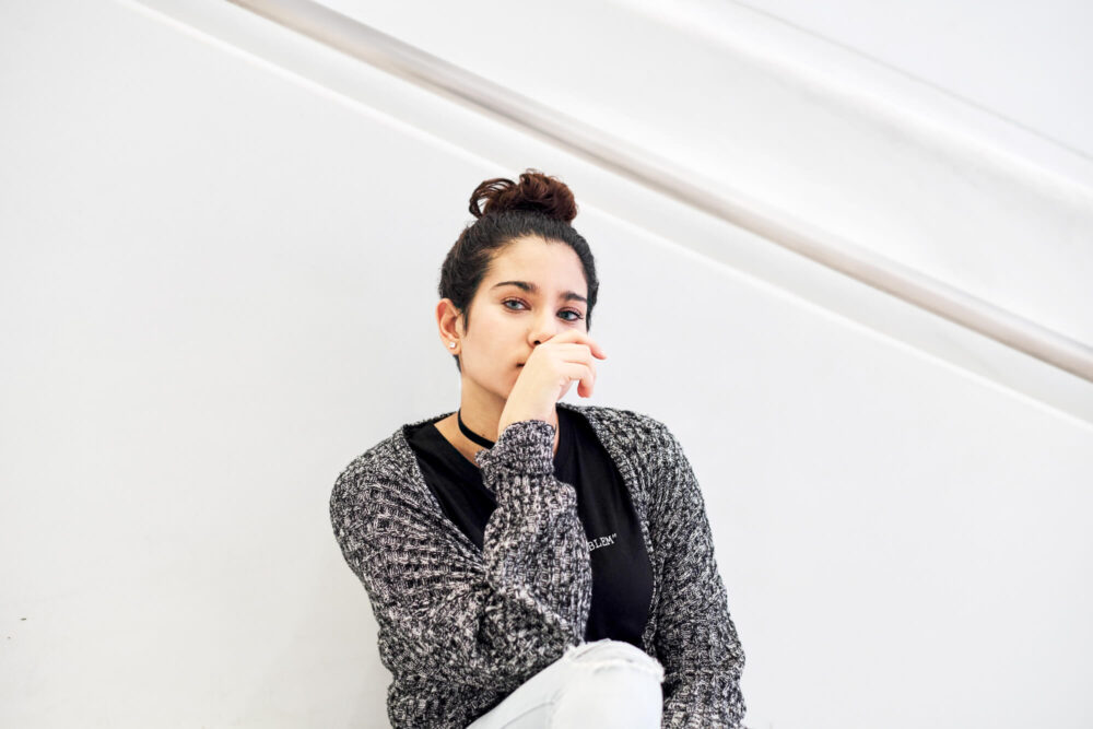 Fuji X Pro2 with xf 56mm f1.2 - Portrait Photography inside the Oculus in New York - Model: Natalia