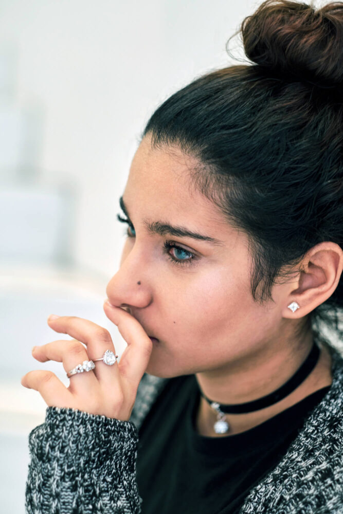 Fuji X Pro2 with xf 56mm f1.2 - Portrait Photography inside the Oculus in New York - Model: Natalia