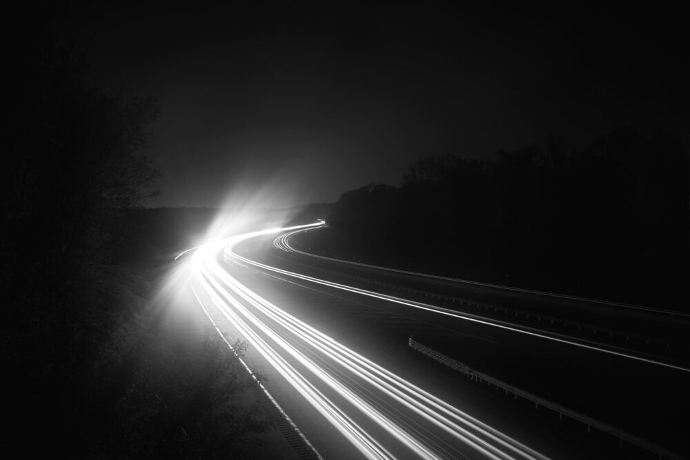 FujiFilm X100T - Long Exposure Night Photography Car Light Trails