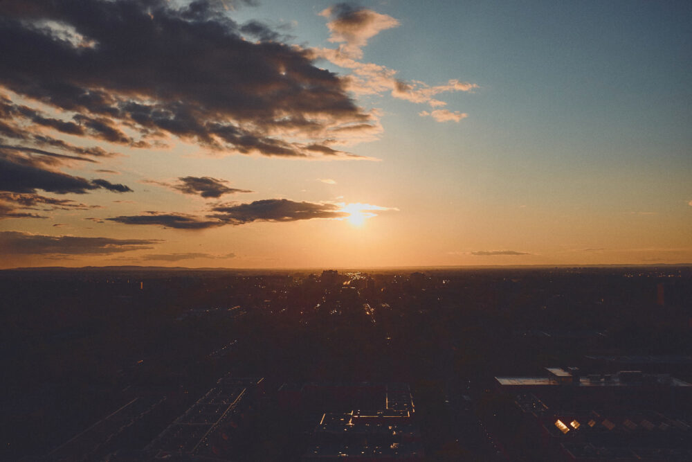 FujiFilm X100T - Sunset on Balcony in Montreal