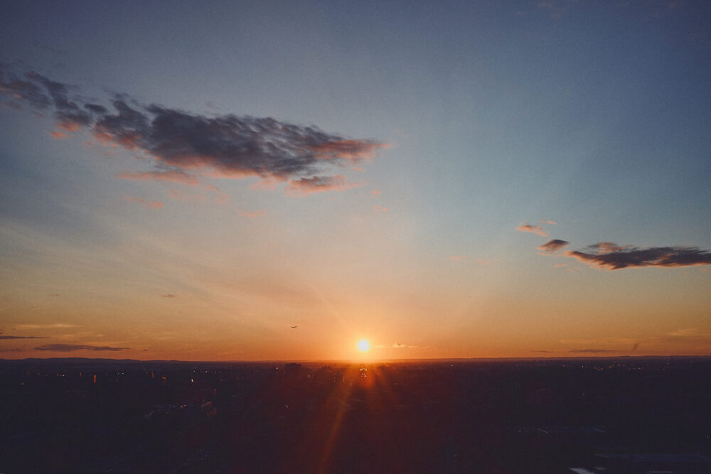 FujiFilm X100T - Sunset on Balcony in Montreal