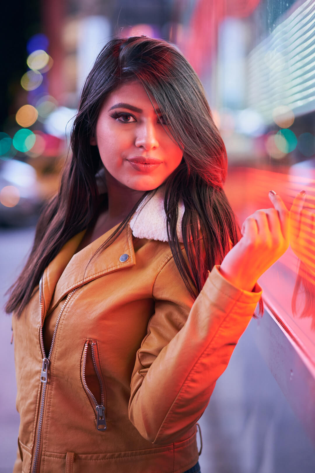 Daze - Time Square New York - Portrait Photography - Fuji X Pro2 with 56mm f1.2