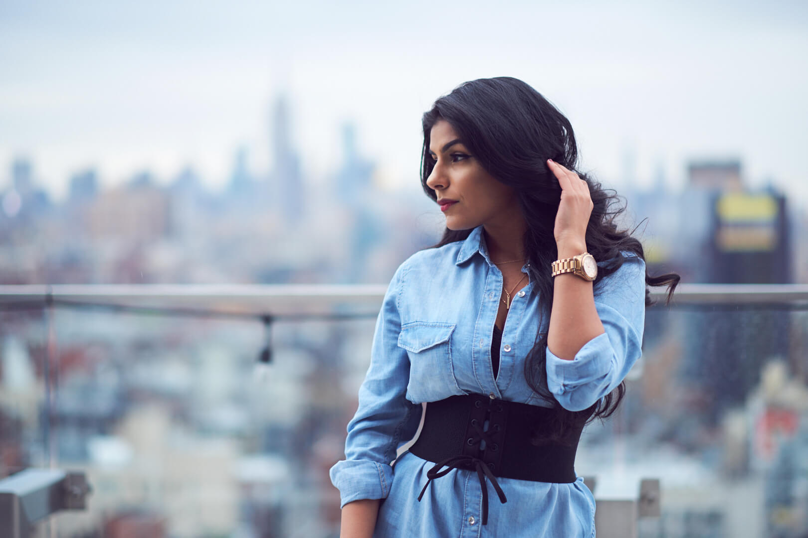 Sweta - Hotel 50 Bowery NYC - Portrait Photography- Woman's Fashion - Fuji X Pro2 - 56mm f1.2