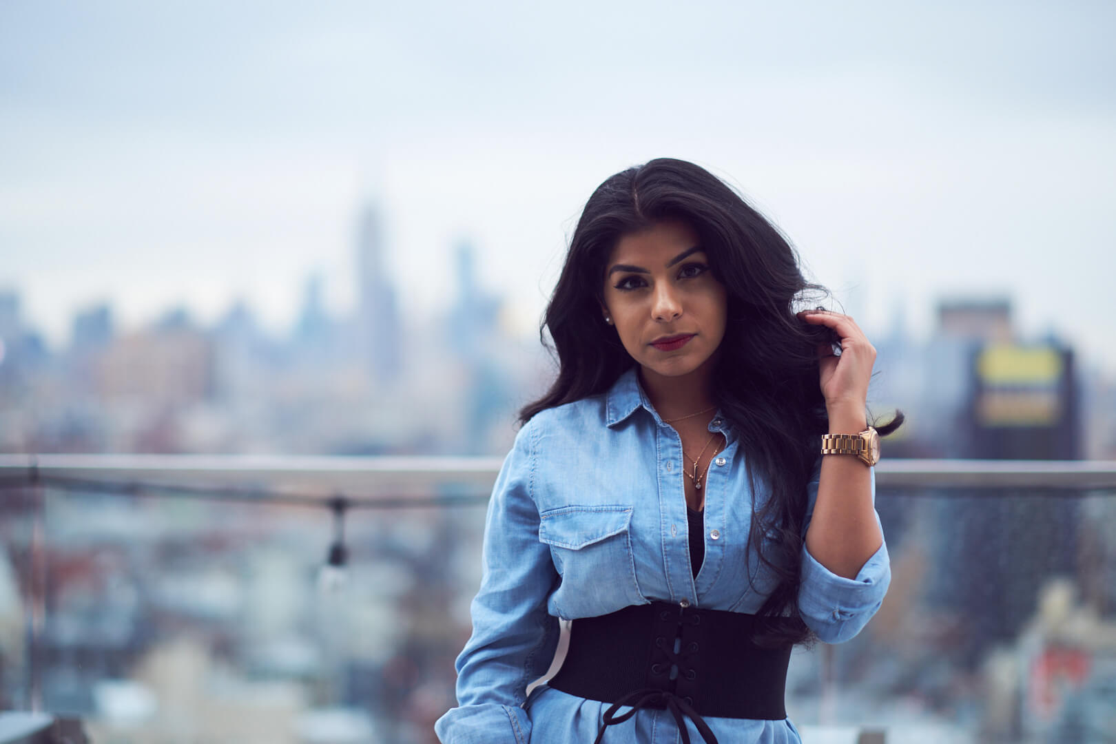 Sweta - Hotel 50 Bowery NYC - Portrait Photography- Woman's Fashion - Fuji X Pro2 - 56mm f1.2