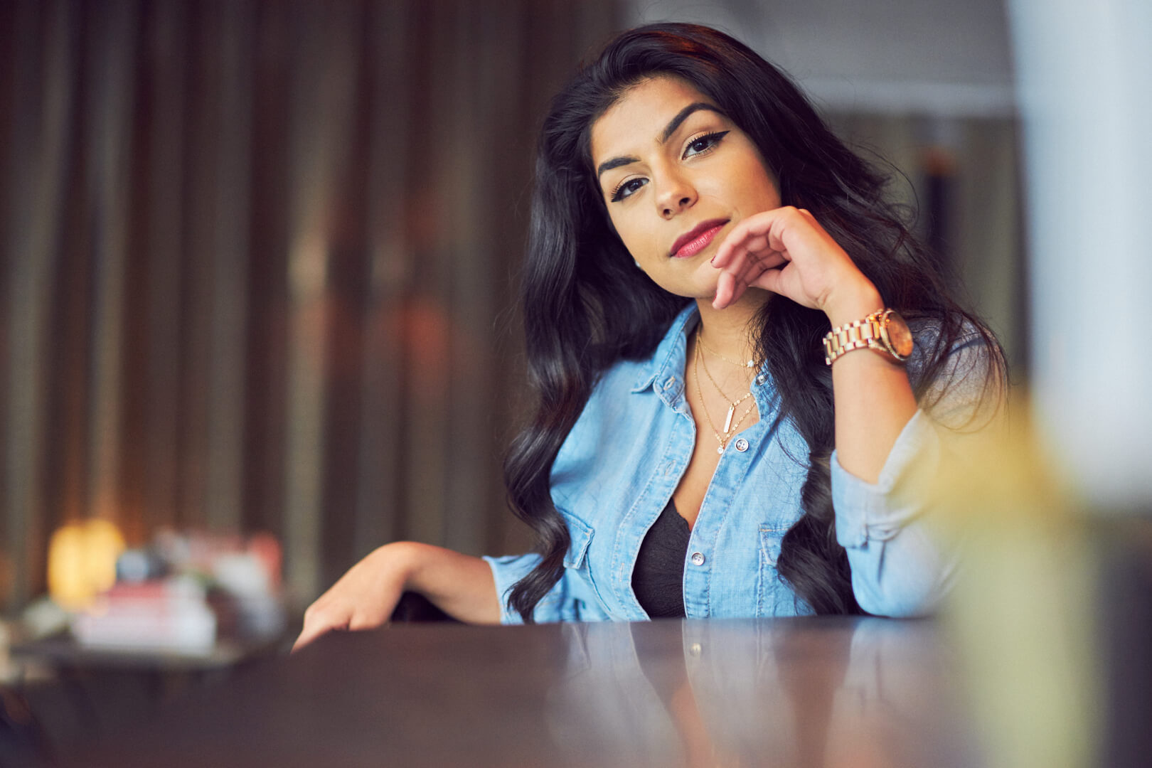 Sweta - Hotel 50 Bowery NYC - Portrait Photography- Woman's Fashion - Fuji X Pro2 - 56mm f1.2