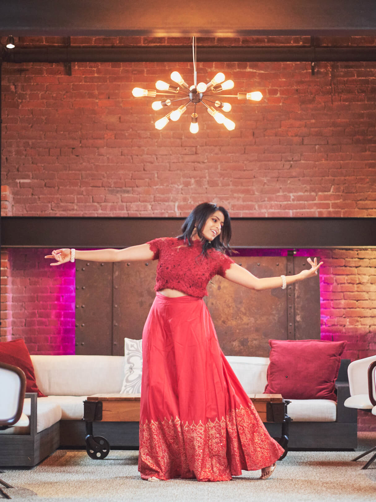 Avisha - Modera Lofts - Woman's Fashion Photography - Saree Dresses - New Jersey - Fuji Xpro2 with 56mm f1.2