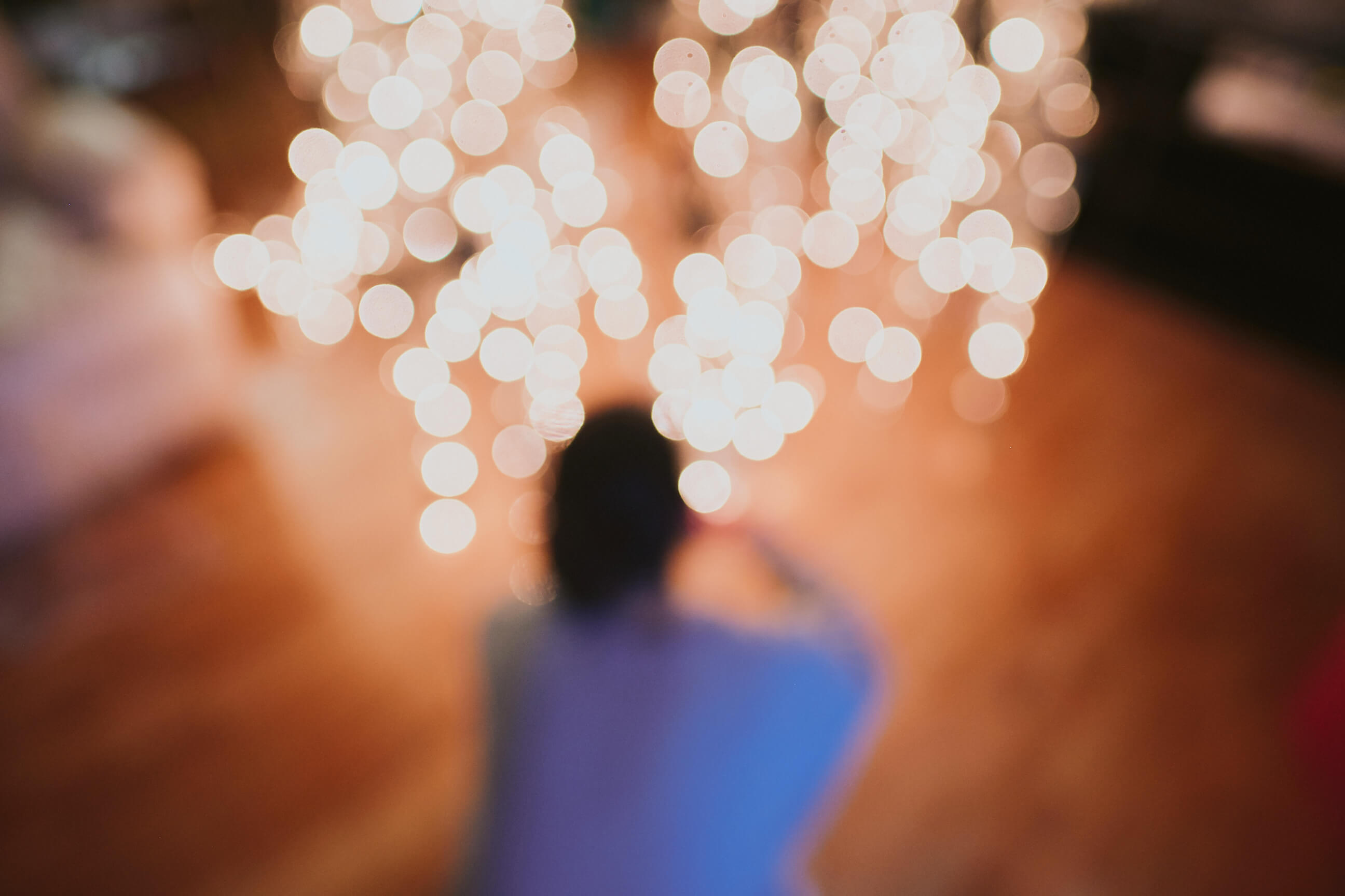 Christmas Lights - Nanuet New York- Holiday Photography - Bokeh