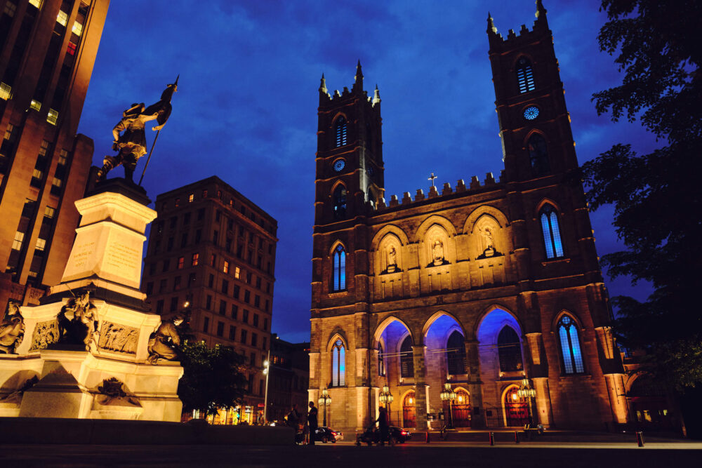 Downtown Montreal Canada - Street Photography - Urban Photography - Cathedral