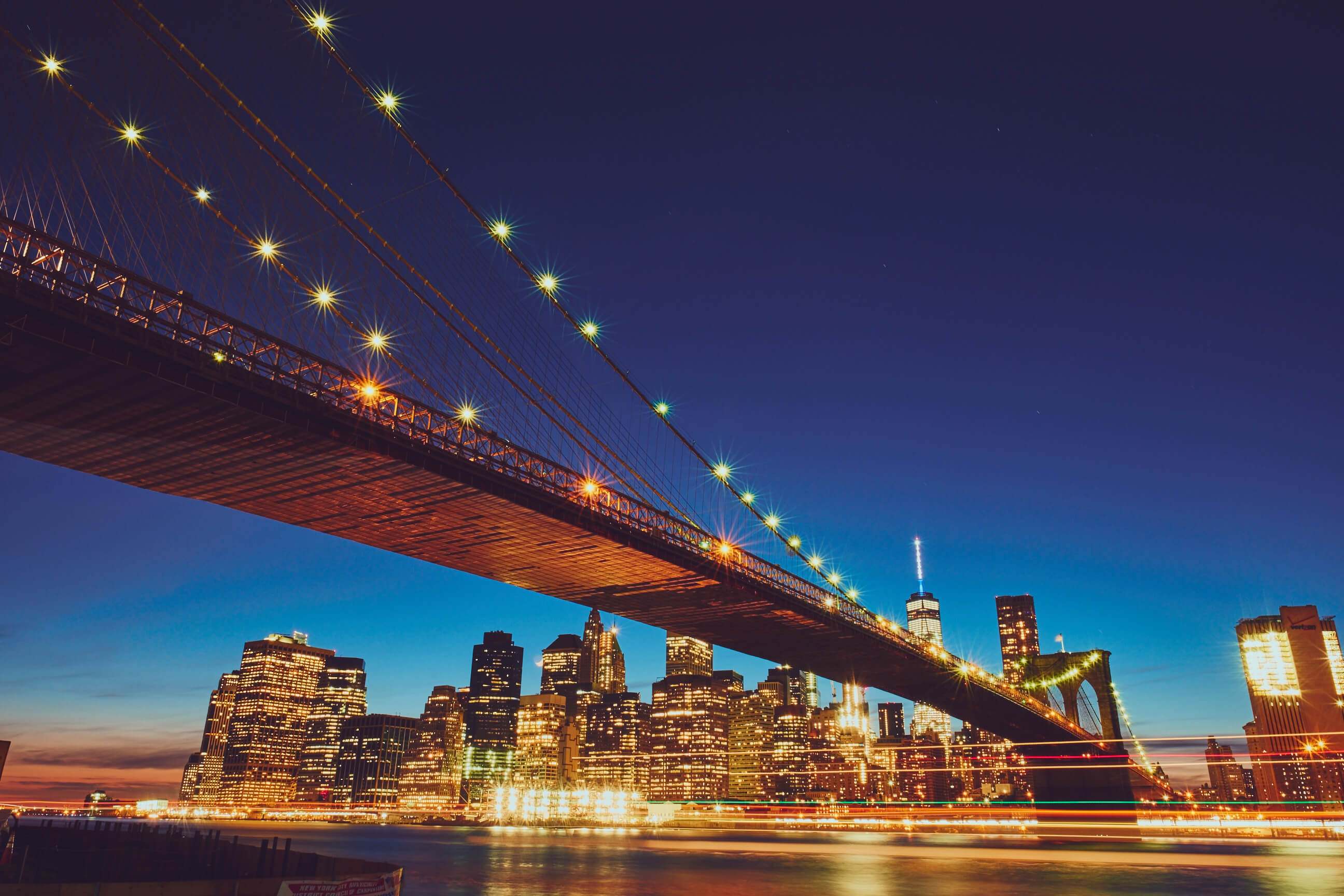 Dumbo Brooklyn - Manhattan New York - Landscape Photography - Night Photography