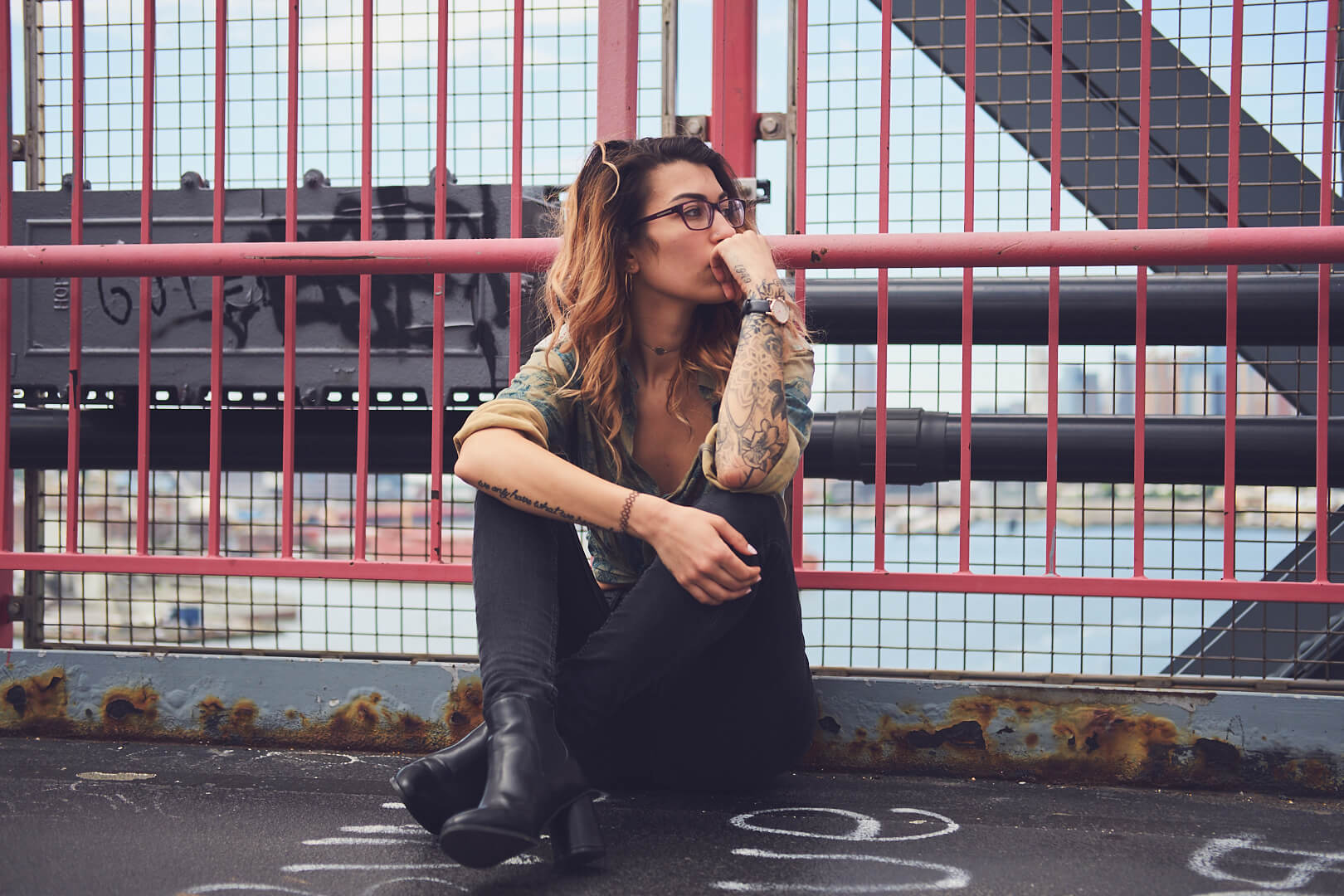 Dallas - Portrait Photography - Lifestyle Photography - Lower East Side - Williamsburg Bridge