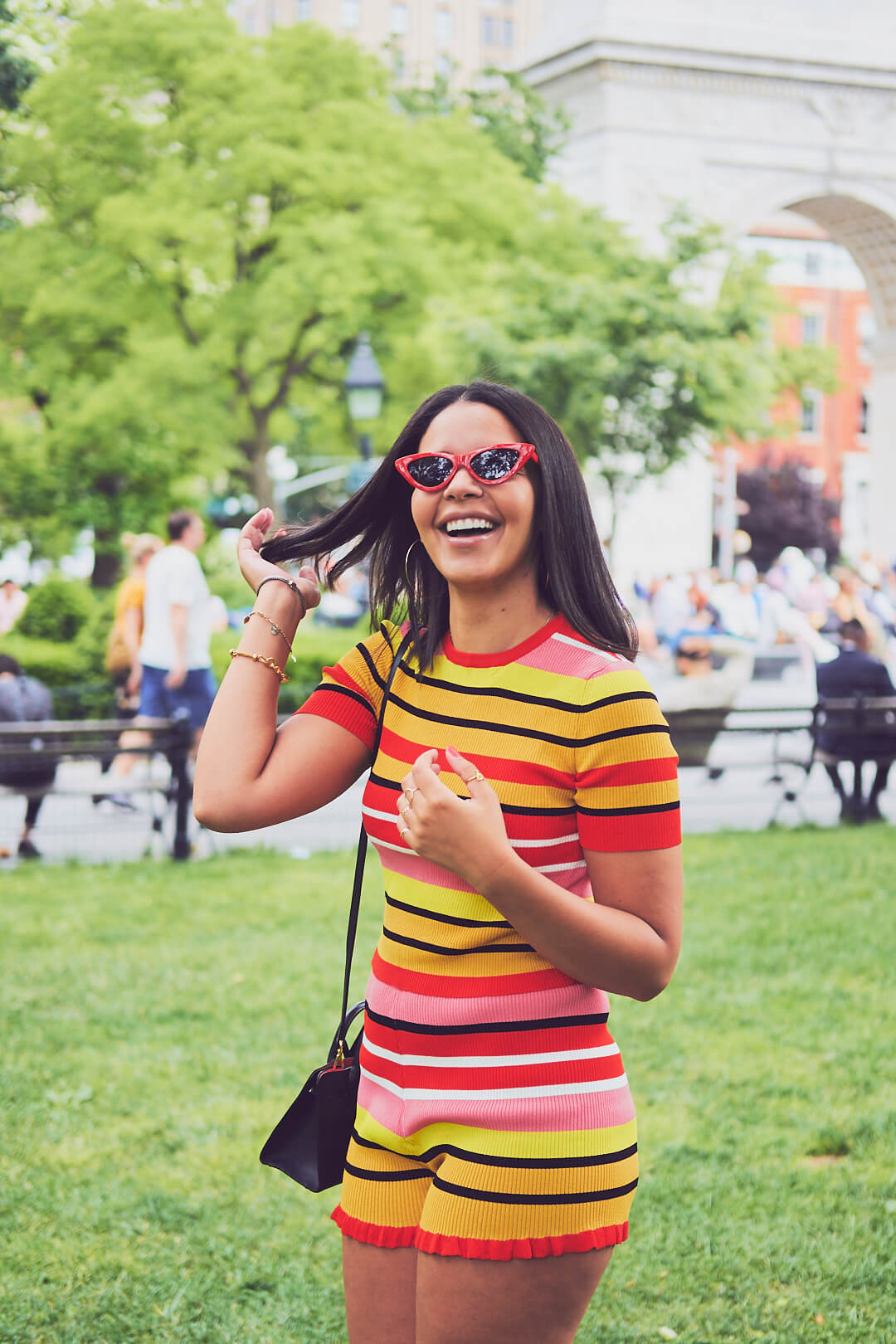 Rana - Women's Fashion Photography - Lifestyle Photography - Social Media Blogger Photography - Portrait Photography - Washington Square Park, New York