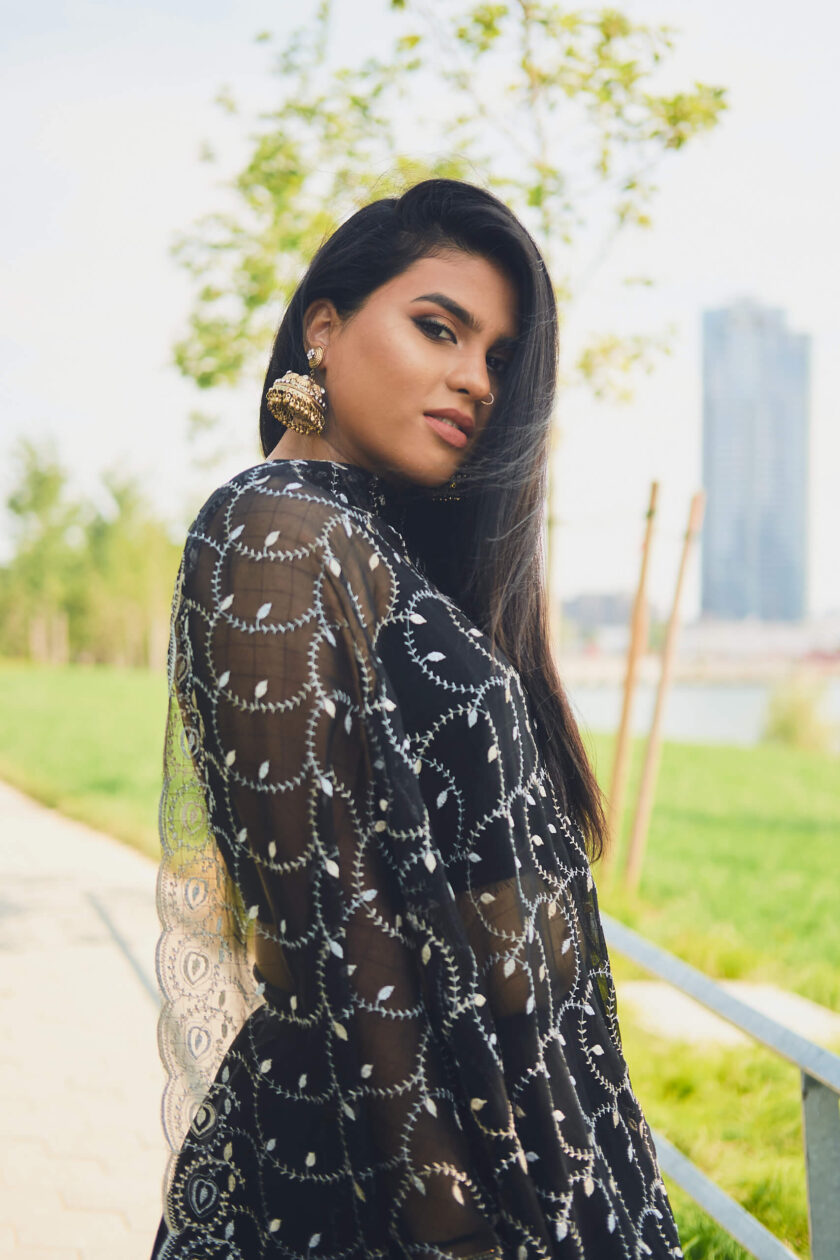 Sneha - Social Media Blogger Photography - Indian Fusion Fashion Photography - Lehenga - Indian Saree - Women's Fashion Photography - Gantry State Park - Long Island City