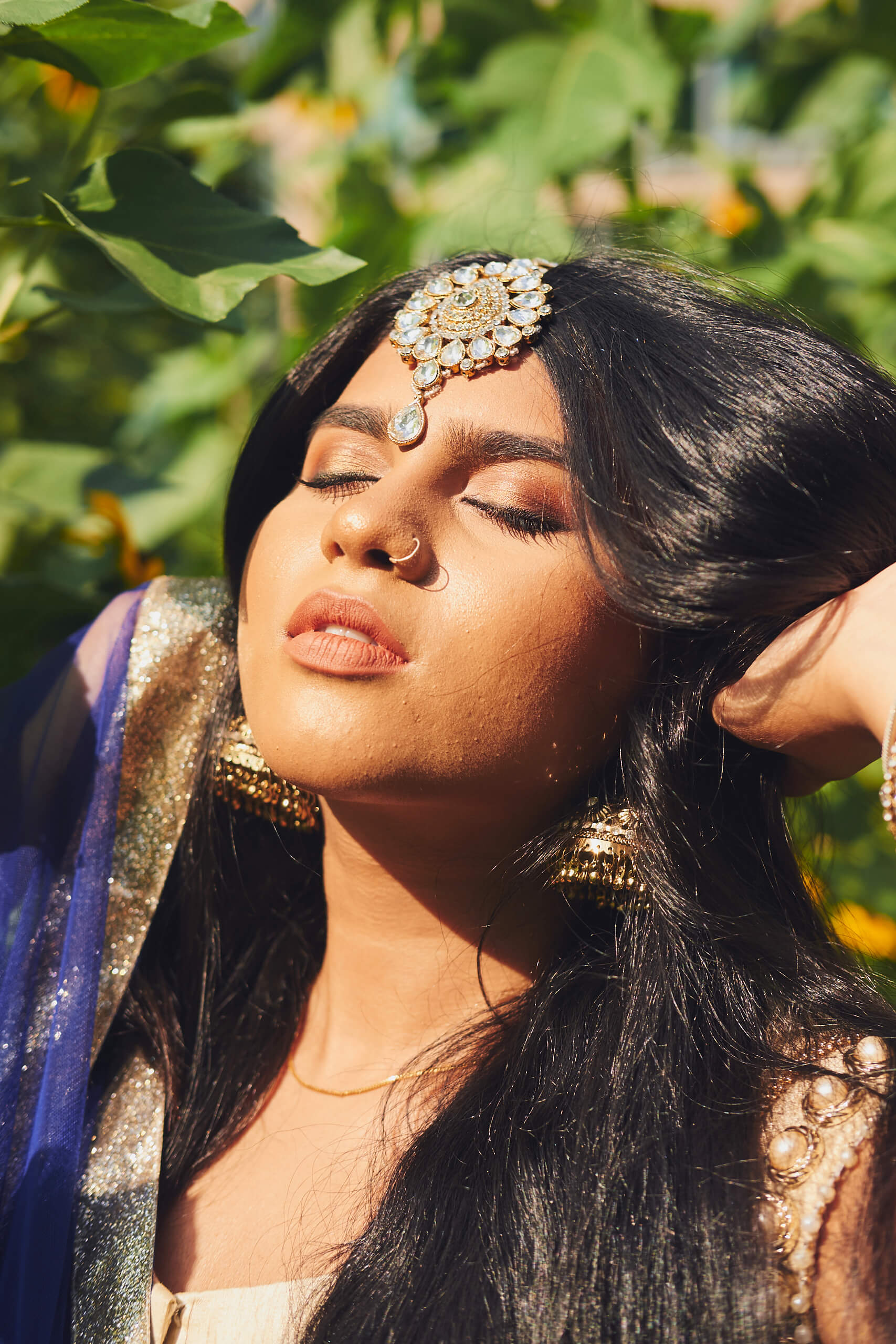 Sneha - Social Media Blogger Photography - Indian Fusion Fashion Photography - Lehenga - Indian Saree - Women's Fashion Photography - Gantry State Park - Long Island City