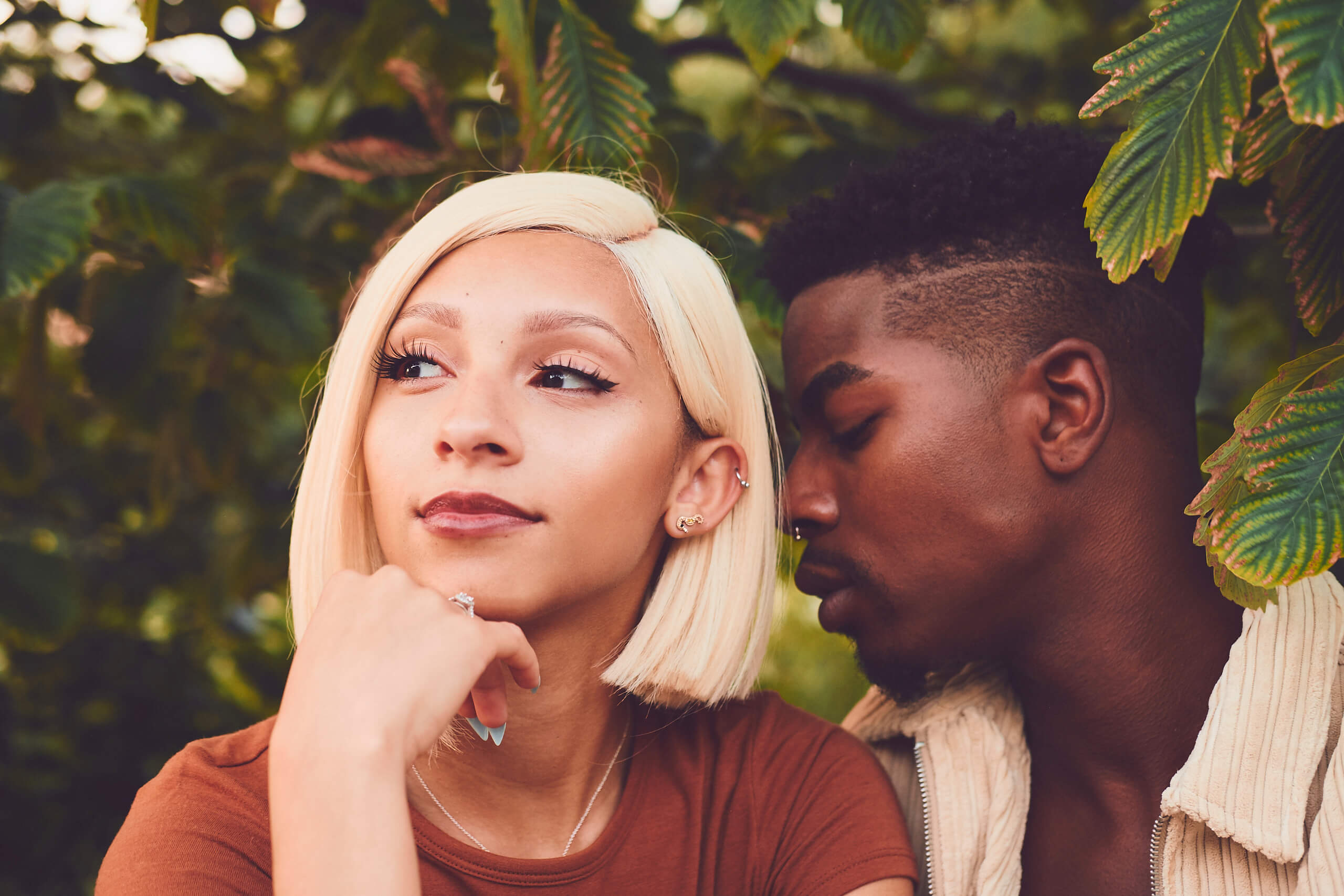 Ari & Earnie - Editorial Photography - Fashion Photography - Couples Photography - Golden Hour Portrait Photography - A Tale of Tones Dumbo Brooklyn, New York