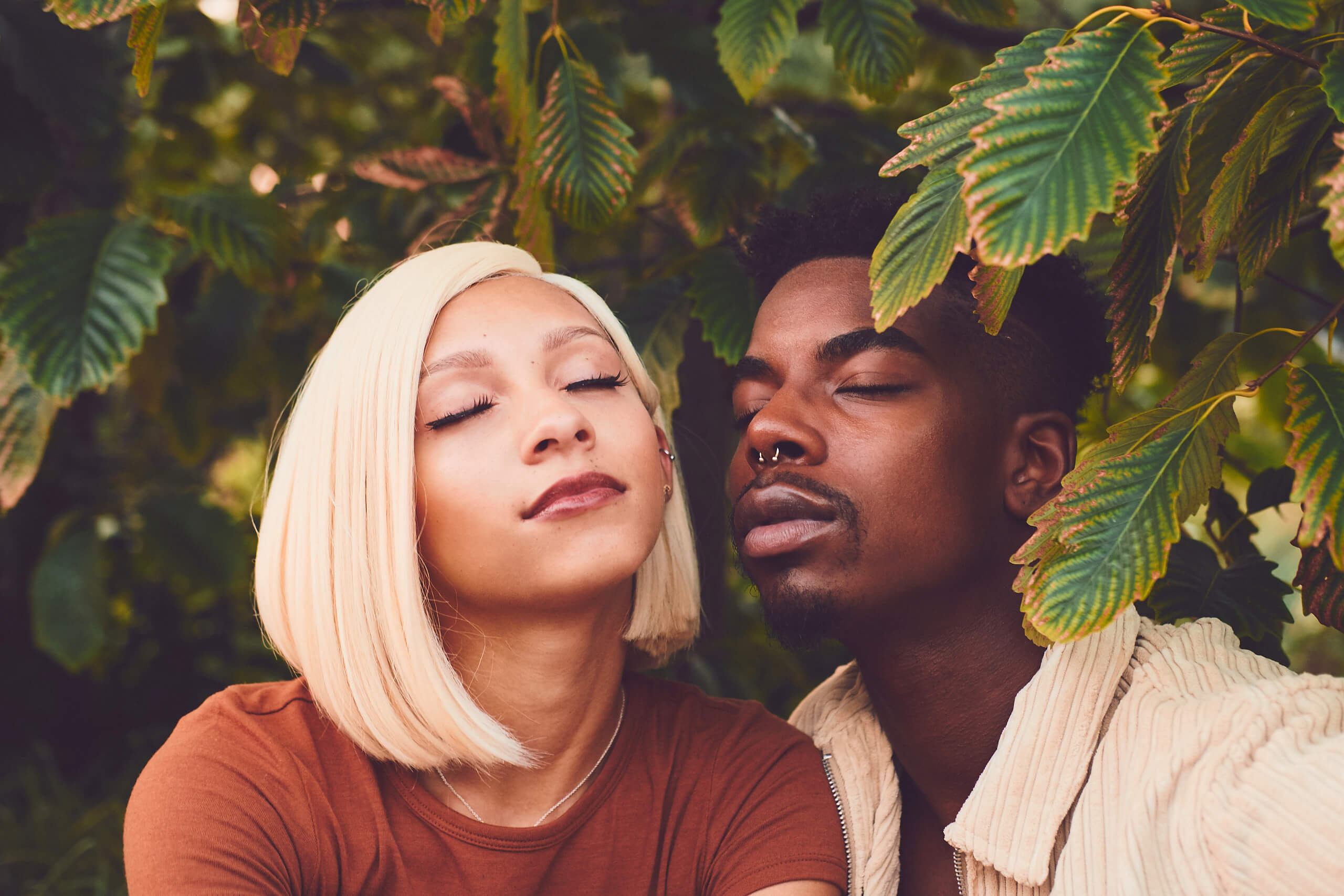 Ari & Earnie - Editorial Photography - Fashion Photography - Couples Photography - Golden Hour Portrait Photography - A Tale of Tones Dumbo Brooklyn, New York