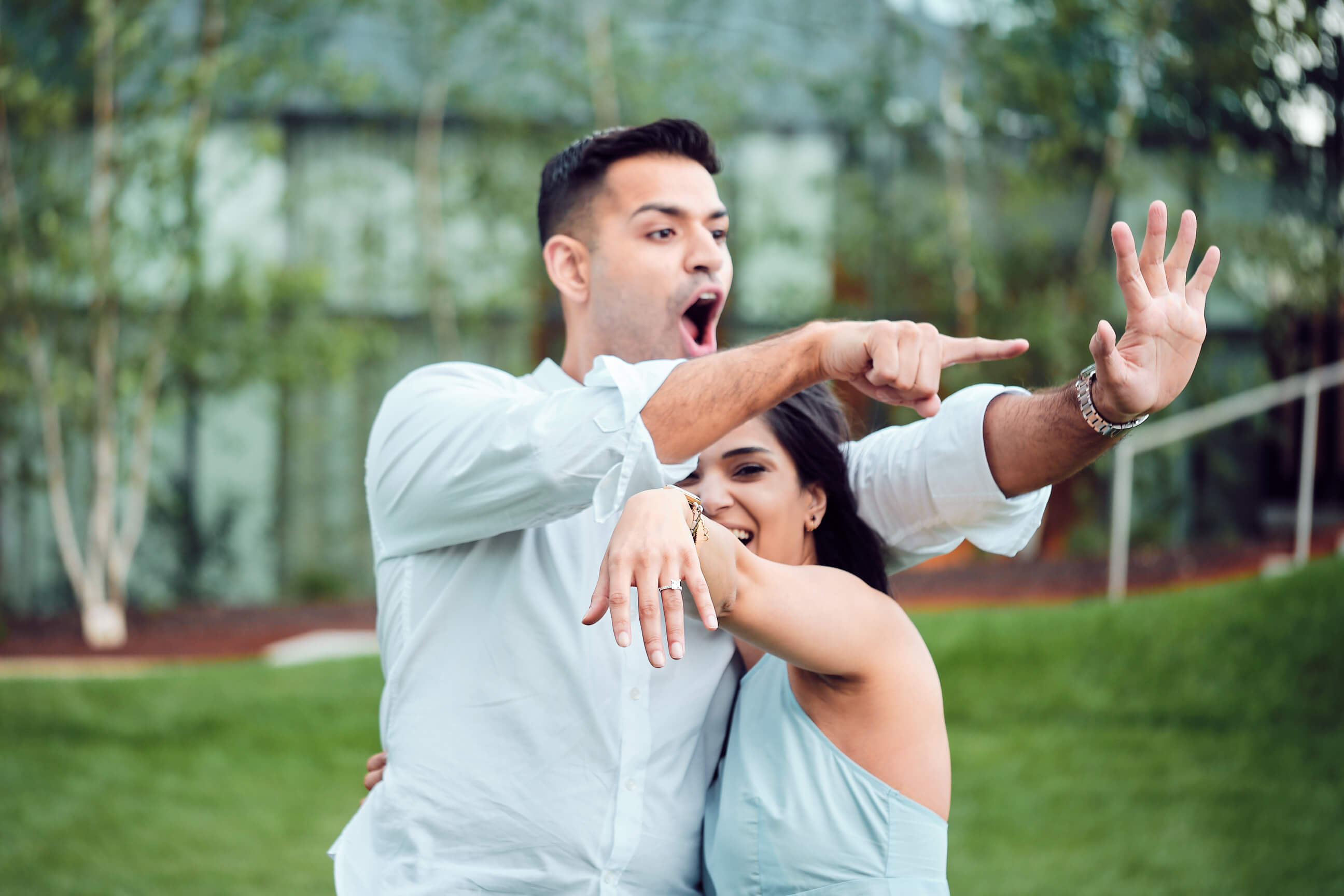 Anil & Palak - Surprise Engagement Photoshoot - Jackson Park Apartments, Long Island City, Queens, New York