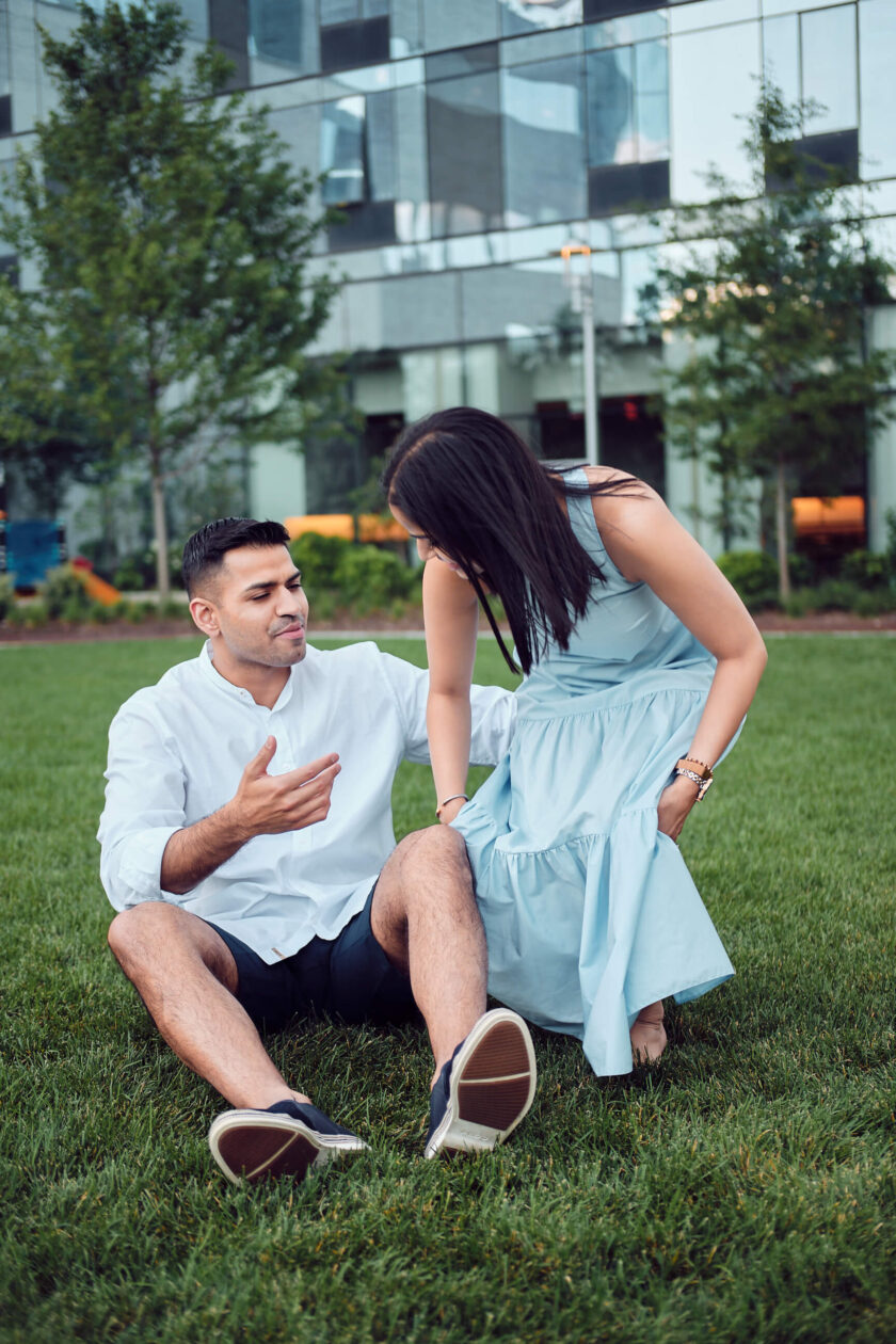 Anil & Palak - Surprise Engagement Photoshoot - Jackson Park Apartments, Long Island City, Queens, New York