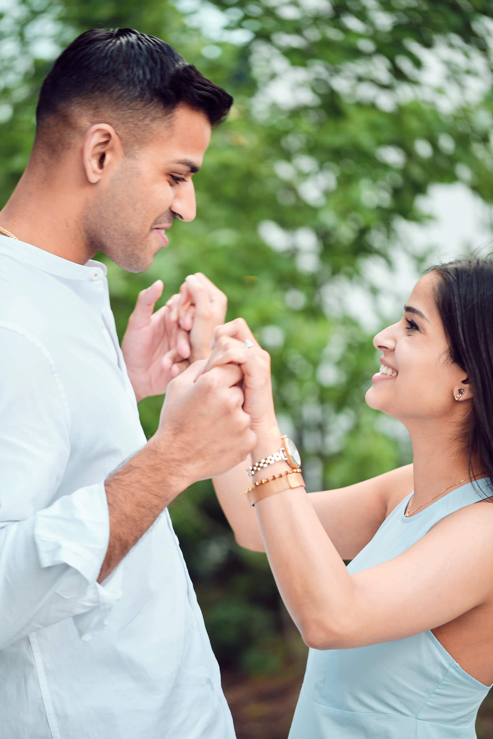 Anil & Palak - Surprise Engagement Photoshoot - Jackson Park Apartments, Long Island City, Queens, New York