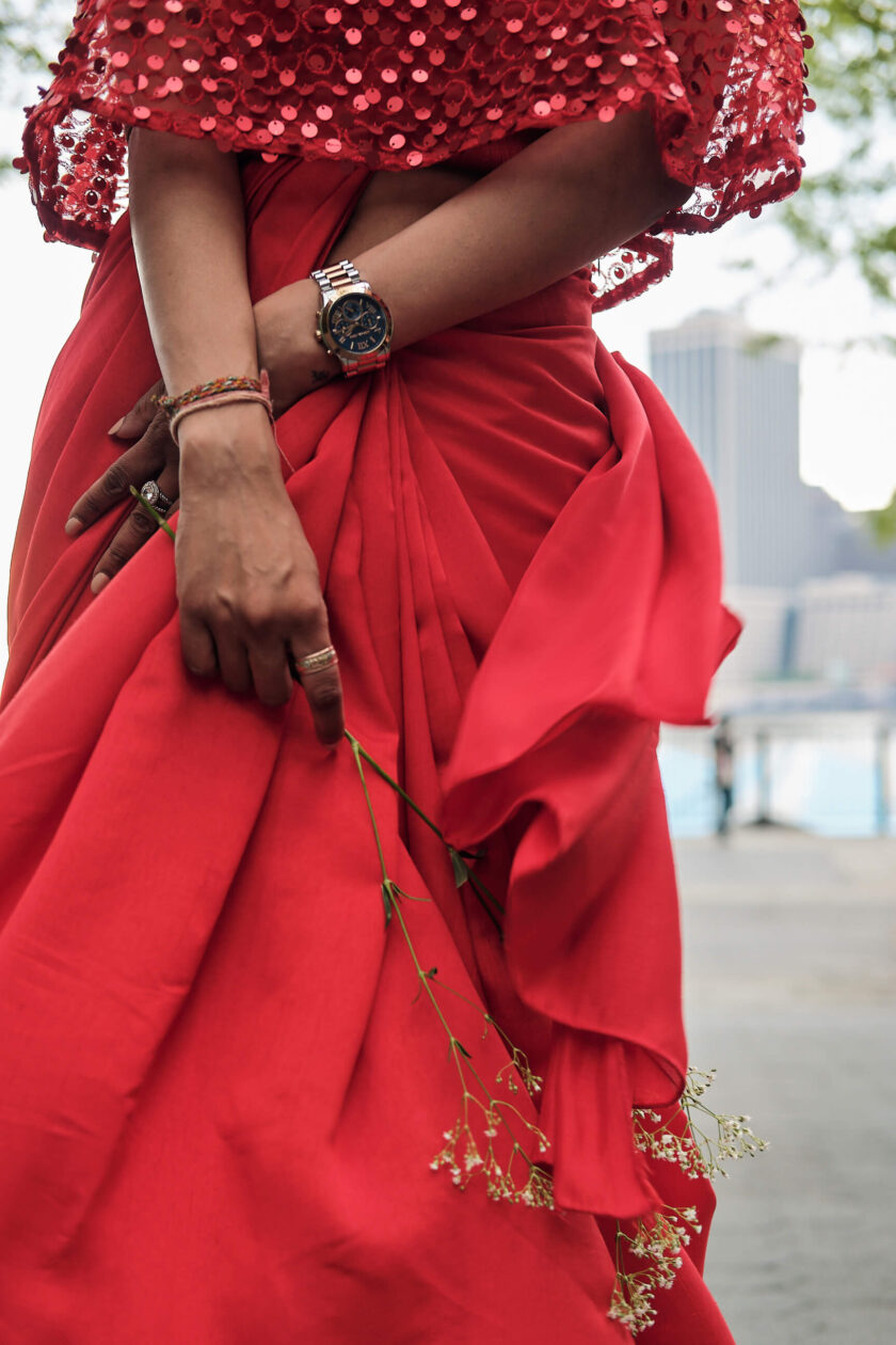 Priya - RangeDePosh Clothing Brand - Women's Indian Fashion Photography - Portrait Photography - Social Media Blogger Photography - Brand Collaboration Photography - Brooklyn Heights Promenade, Brooklyn, New York