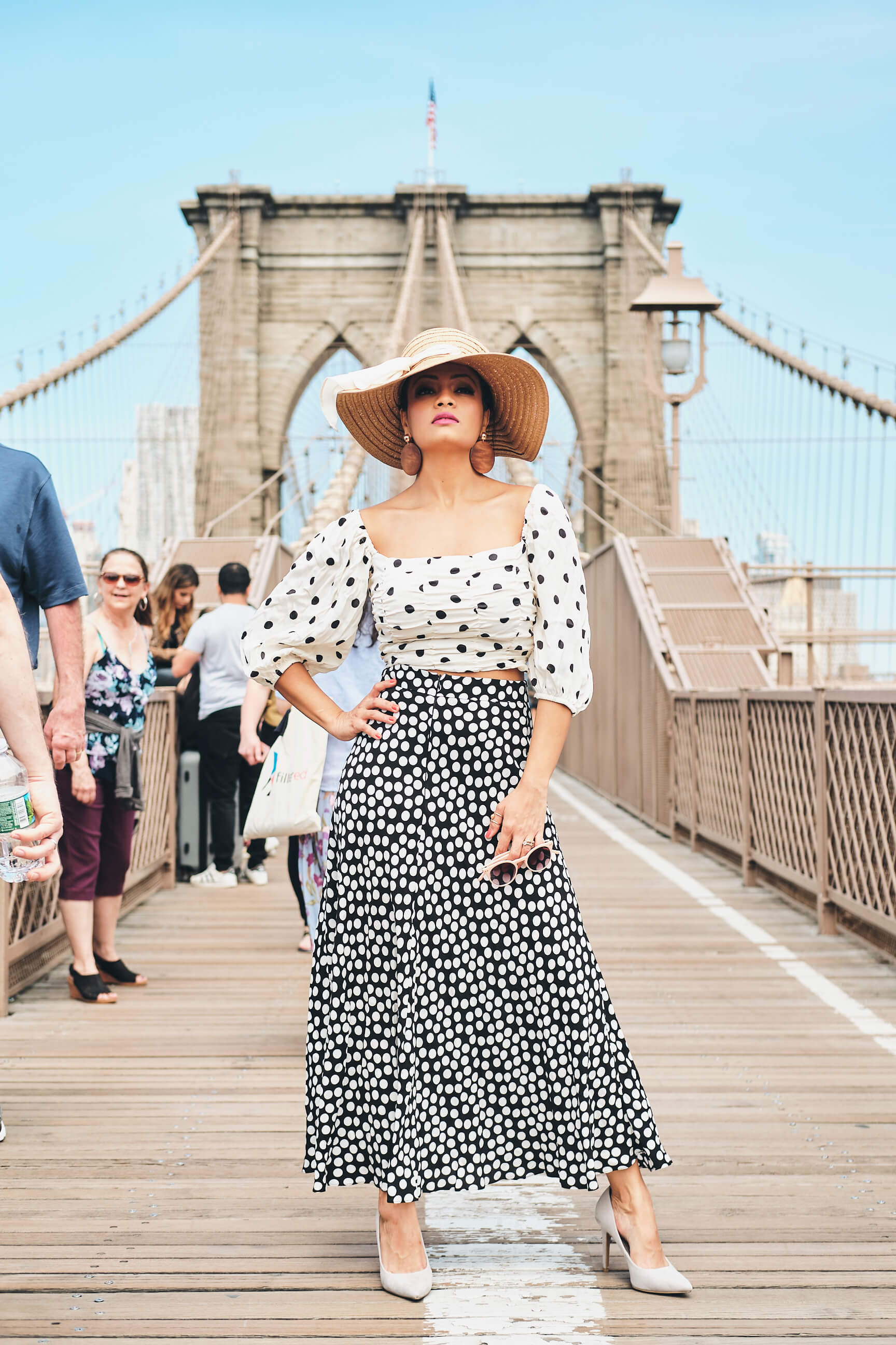 Aparna - Women's Fashion Photography - Social Media Blogger Photography - Portrait Photography - Lifestyle Photography - Brooklyn Bridge - Bushwick Collective - New York