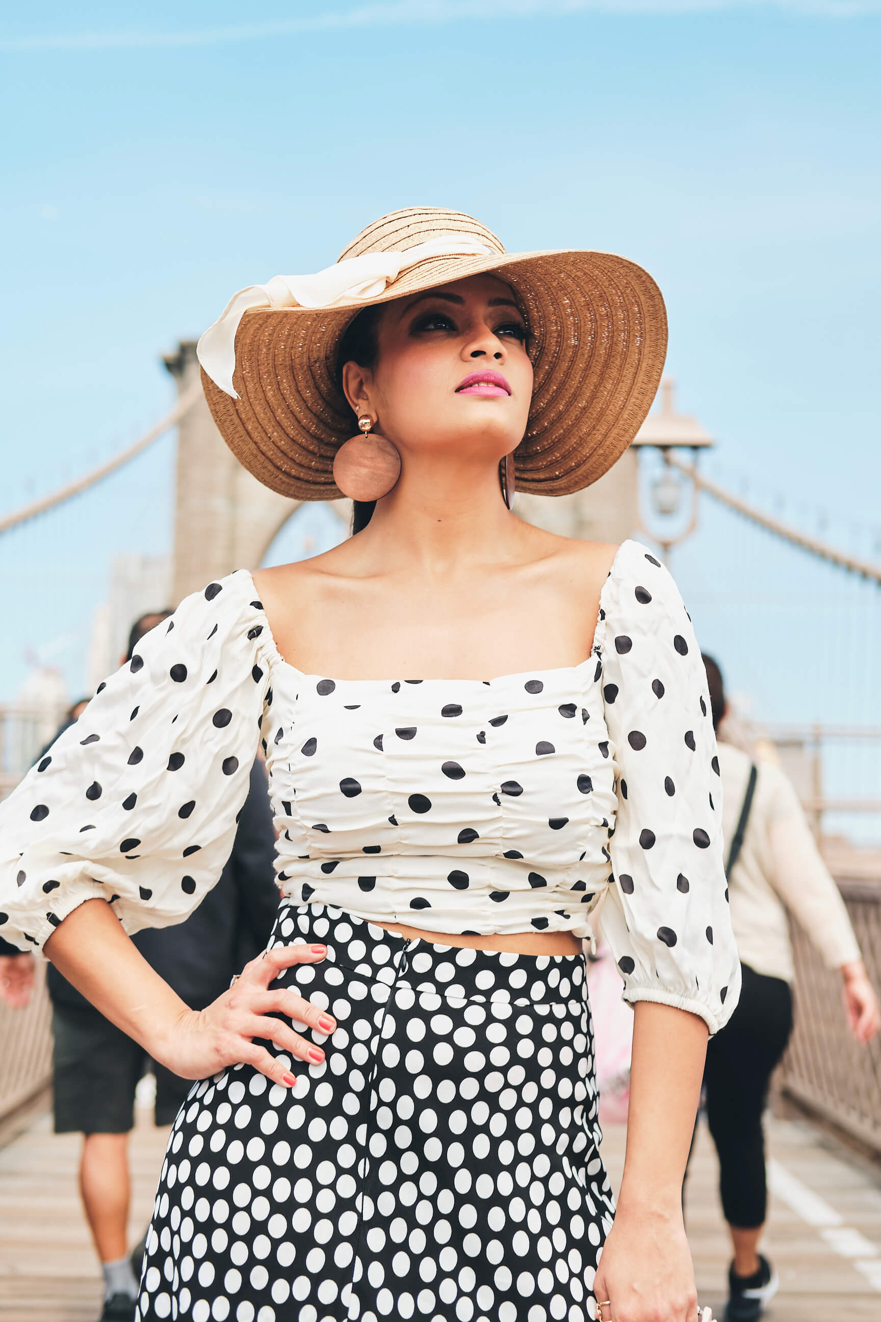 Aparna - Women's Fashion Photography - Social Media Blogger Photography - Portrait Photography - Lifestyle Photography - Brooklyn Bridge - Bushwick Collective - New York