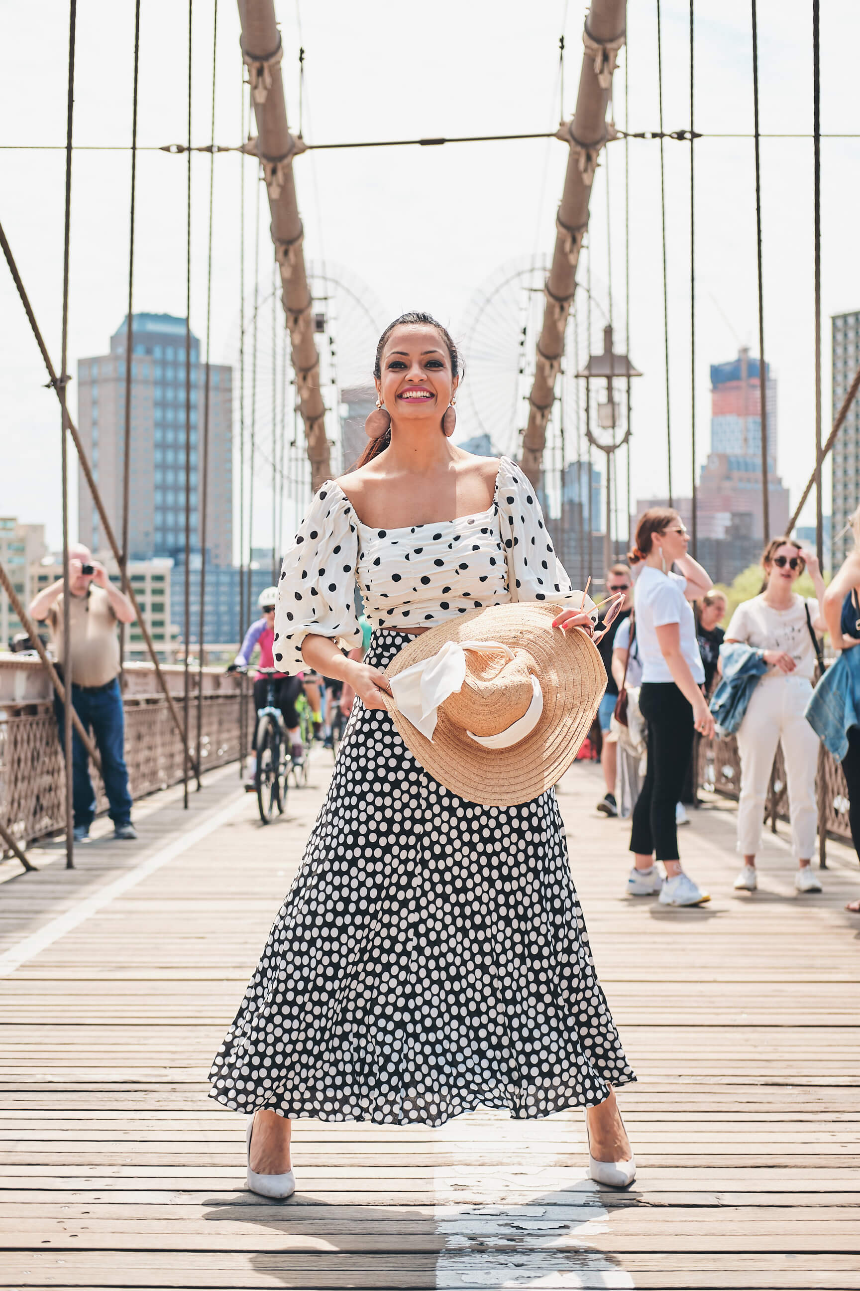 Aparna - Women's Fashion Photography - Social Media Blogger Photography - Portrait Photography - Lifestyle Photography - Brooklyn Bridge - Bushwick Collective - New York