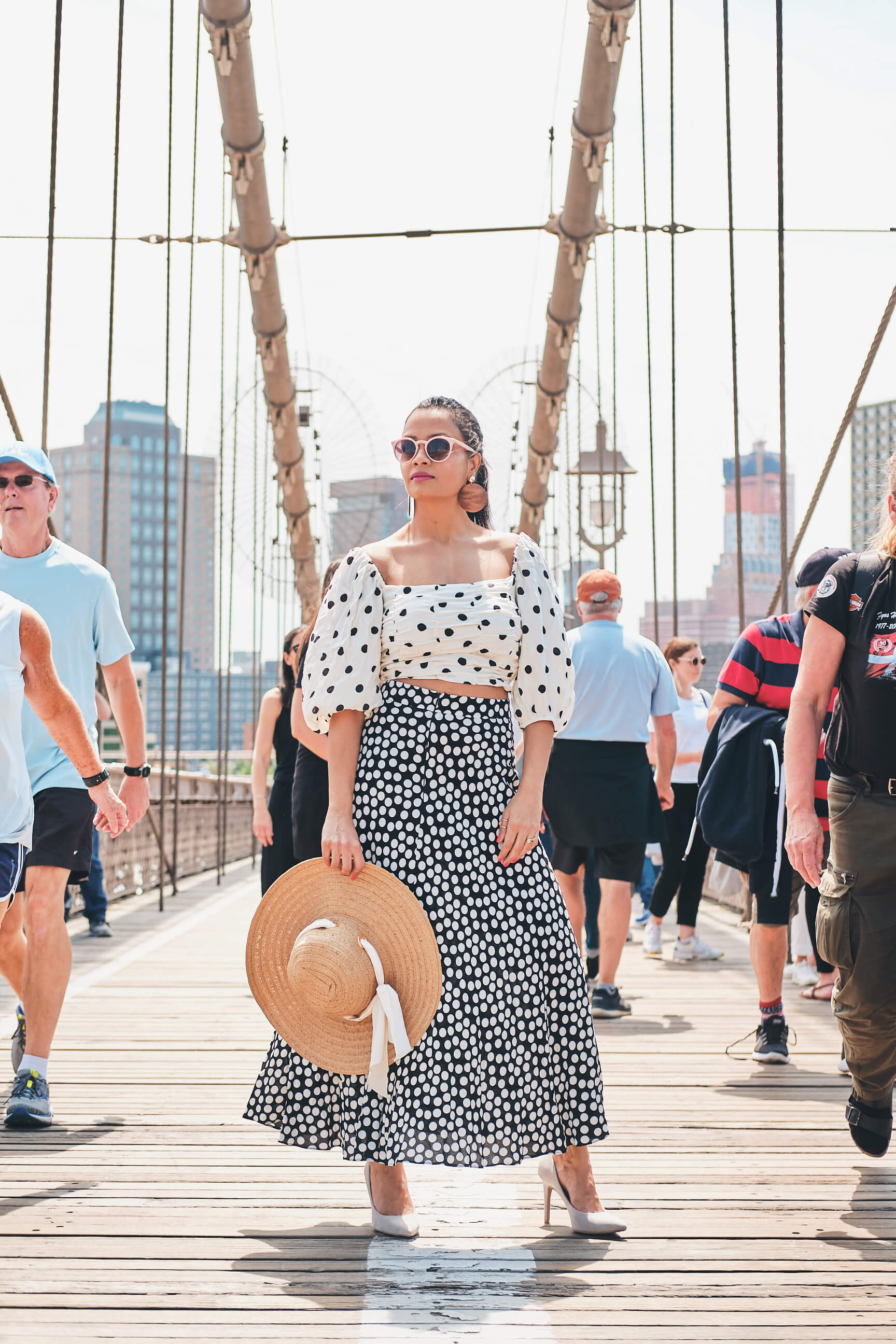 Aparna - Women's Fashion Photography - Social Media Blogger Photography - Portrait Photography - Lifestyle Photography - Brooklyn Bridge - Bushwick Collective - New York