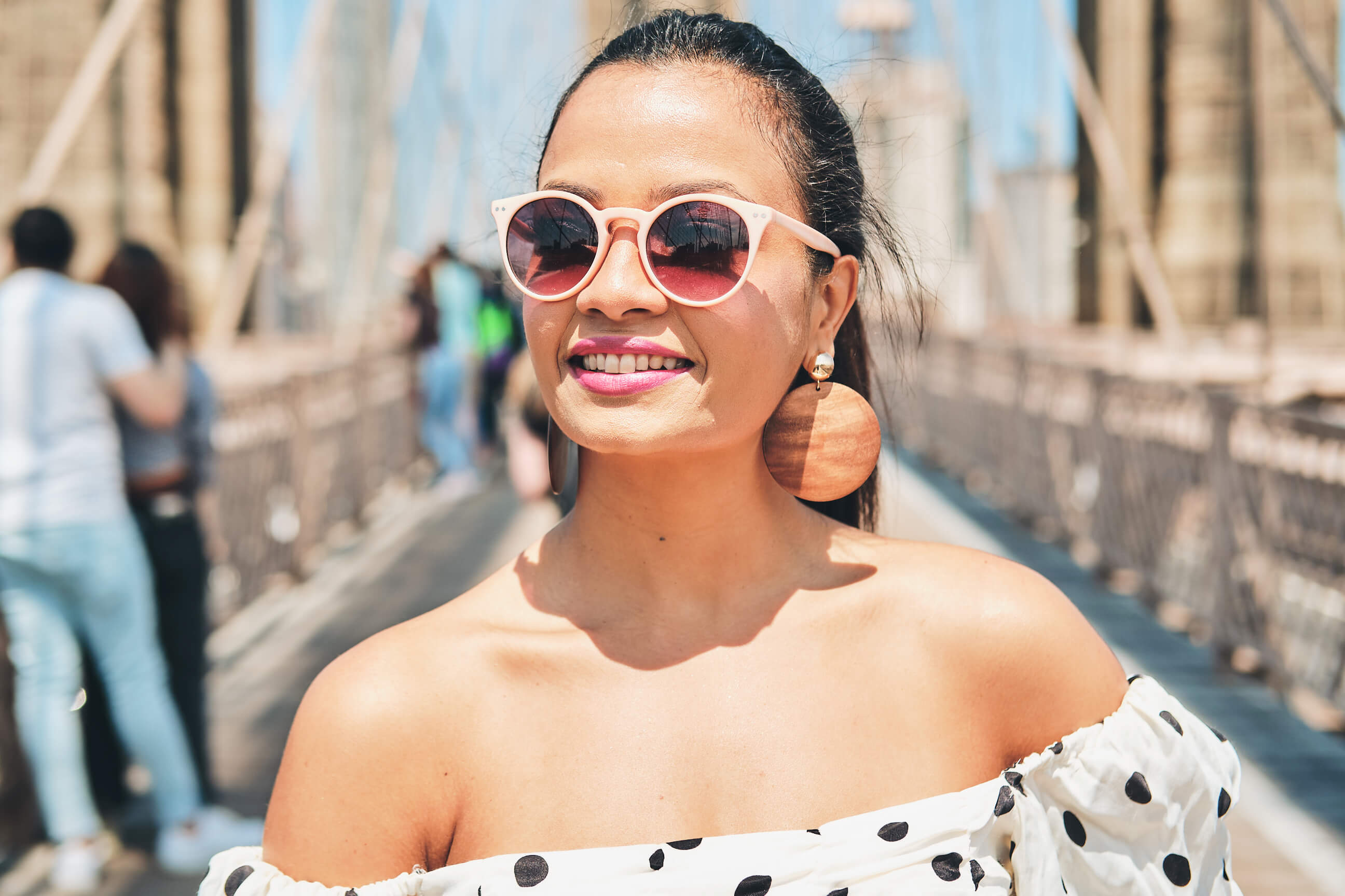 Aparna - Women's Fashion Photography - Social Media Blogger Photography - Portrait Photography - Lifestyle Photography - Brooklyn Bridge - Bushwick Collective - New York