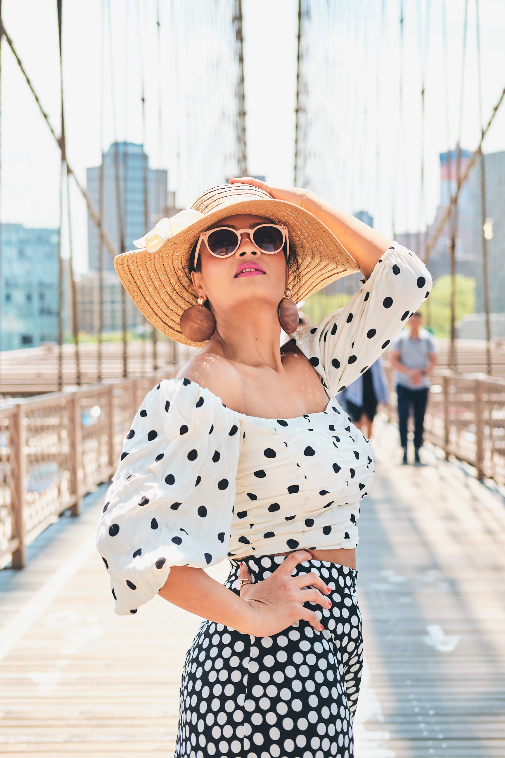 Aparna - Women's Fashion Photography - Social Media Blogger Photography - Portrait Photography - Lifestyle Photography - Brooklyn Bridge - Bushwick Collective - New York