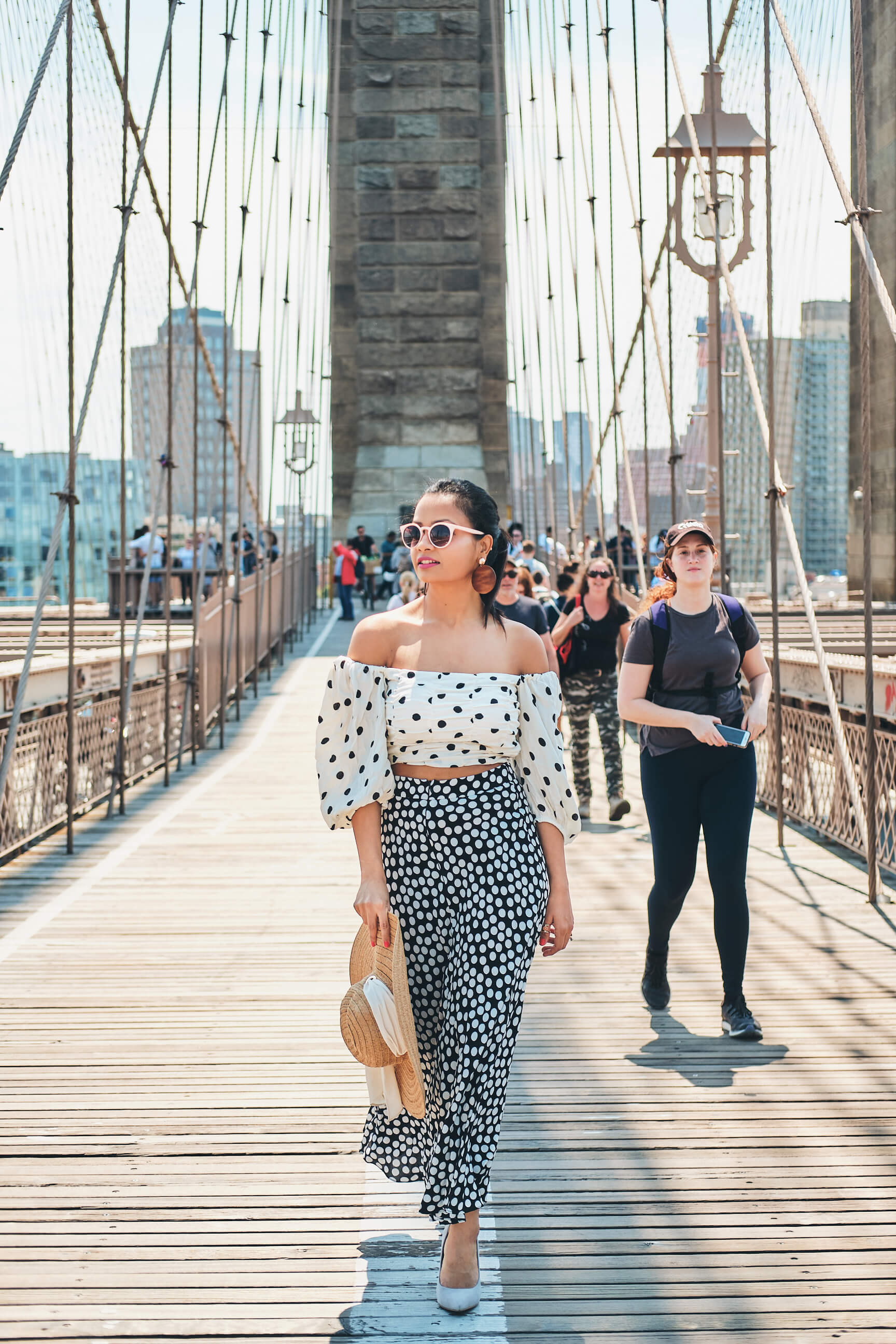 Aparna - Women's Fashion Photography - Social Media Blogger Photography - Portrait Photography - Lifestyle Photography - Brooklyn Bridge - Bushwick Collective - New York