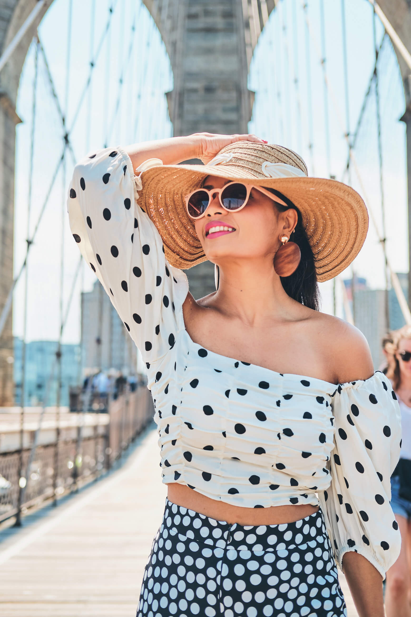 Aparna - Women's Fashion Photography - Social Media Blogger Photography - Portrait Photography - Lifestyle Photography - Brooklyn Bridge - Bushwick Collective - New York