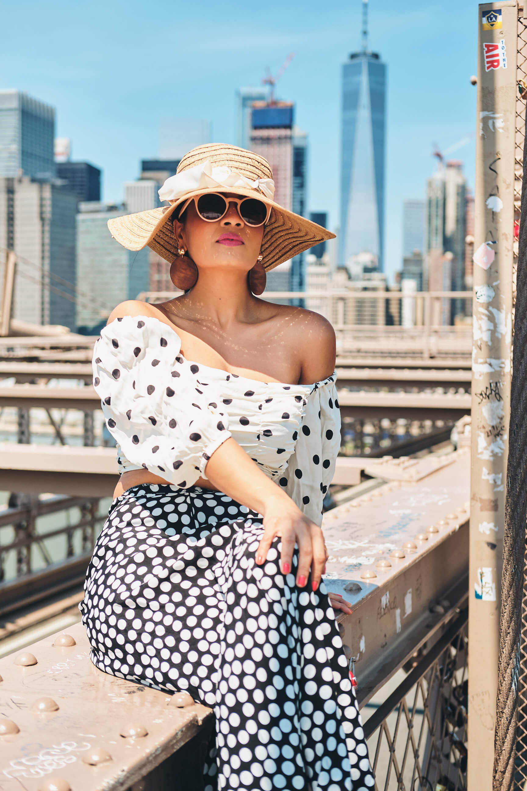 Aparna - Women's Fashion Photography - Social Media Blogger Photography - Portrait Photography - Lifestyle Photography - Brooklyn Bridge - Bushwick Collective - New York