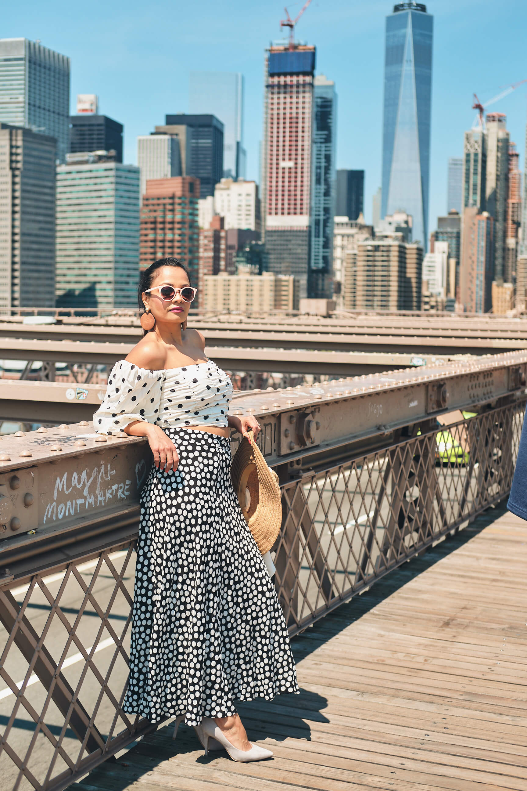 Aparna - Women's Fashion Photography - Social Media Blogger Photography - Portrait Photography - Lifestyle Photography - Brooklyn Bridge - Bushwick Collective - New York