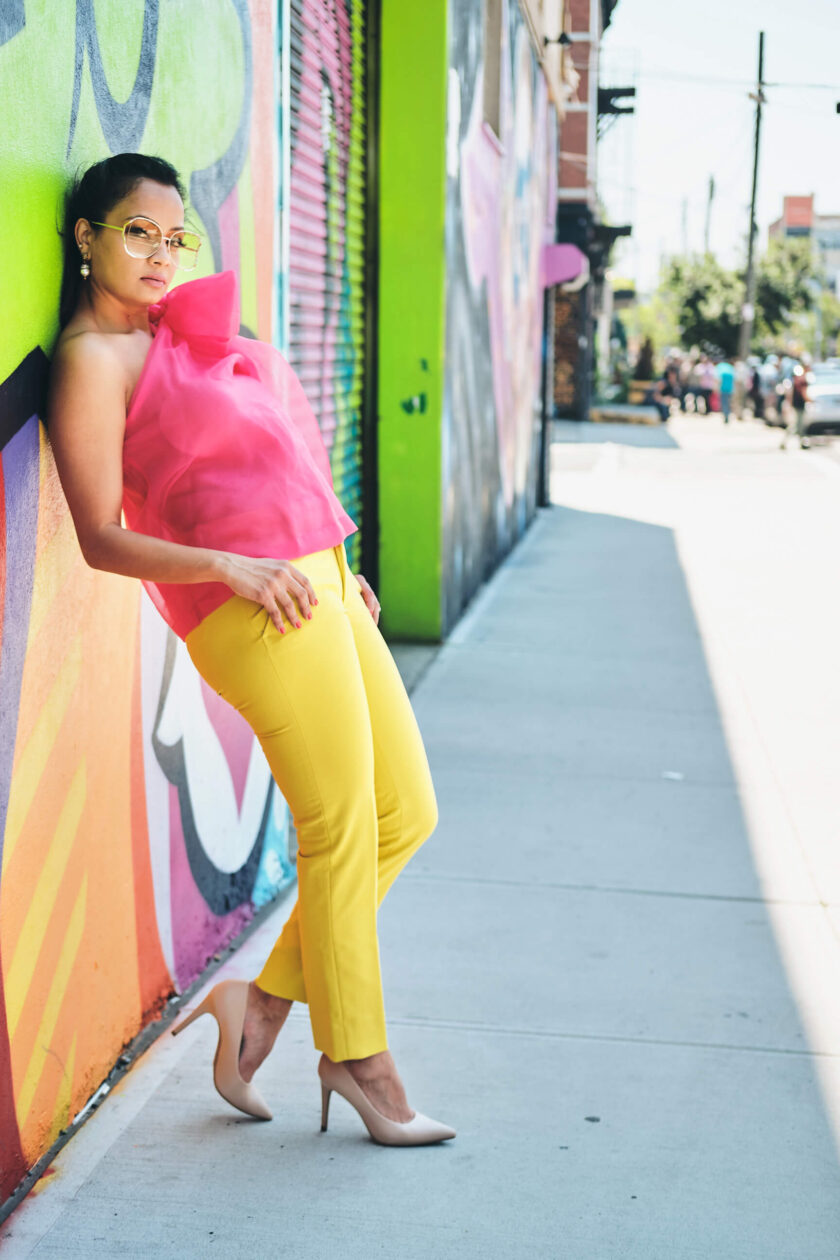 Aparna - Women's Fashion Photography - Social Media Blogger Photography - Portrait Photography - Lifestyle Photography - Brooklyn Bridge - Bushwick Collective - New York