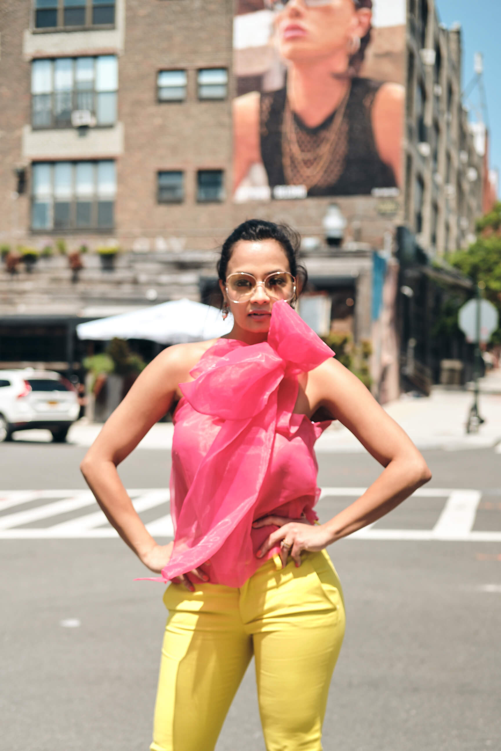 Aparna - Women's Fashion Photography - Social Media Blogger Photography - Portrait Photography - Lifestyle Photography - Brooklyn Bridge - Bushwick Collective - New York