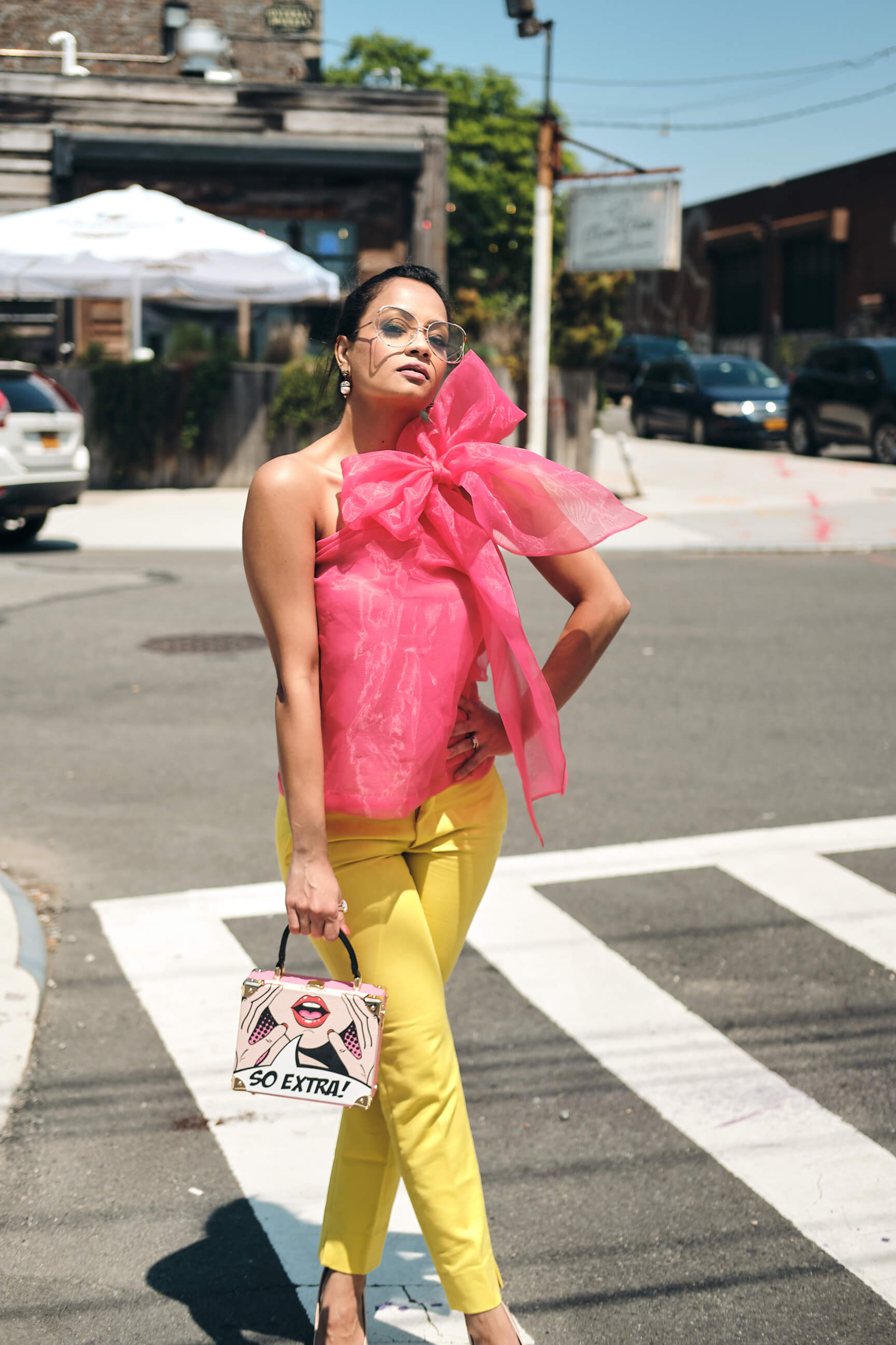 Aparna - Women's Fashion Photography - Social Media Blogger Photography - Portrait Photography - Lifestyle Photography - Brooklyn Bridge - Bushwick Collective - New York