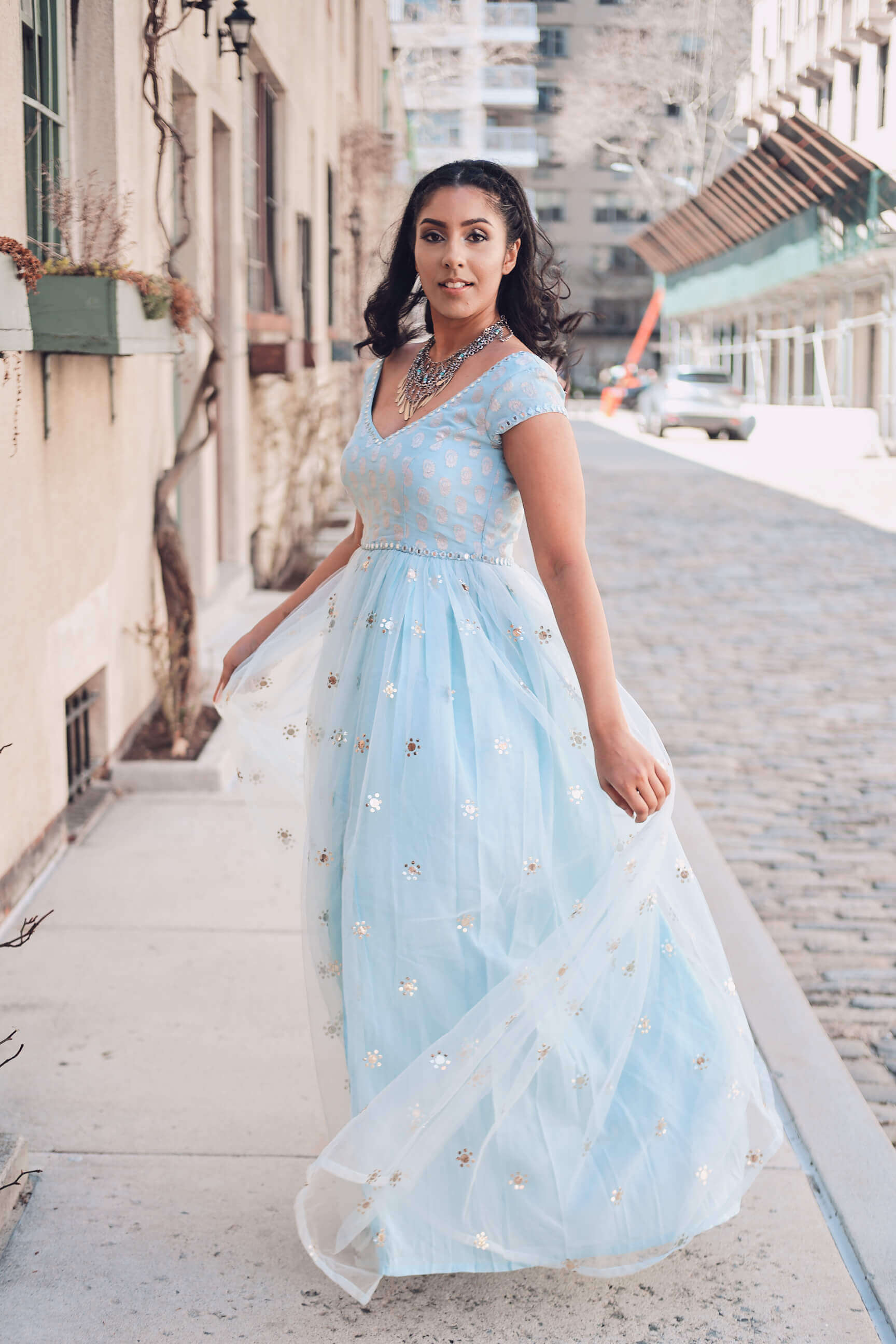 Jessie B - holiCHIC - Browngirl Magazine - Collaboration - Indian Fashion Photography - Women's Fashion Photography - Lifestyle Photography - Washington Square Park, New York - Washington Mews