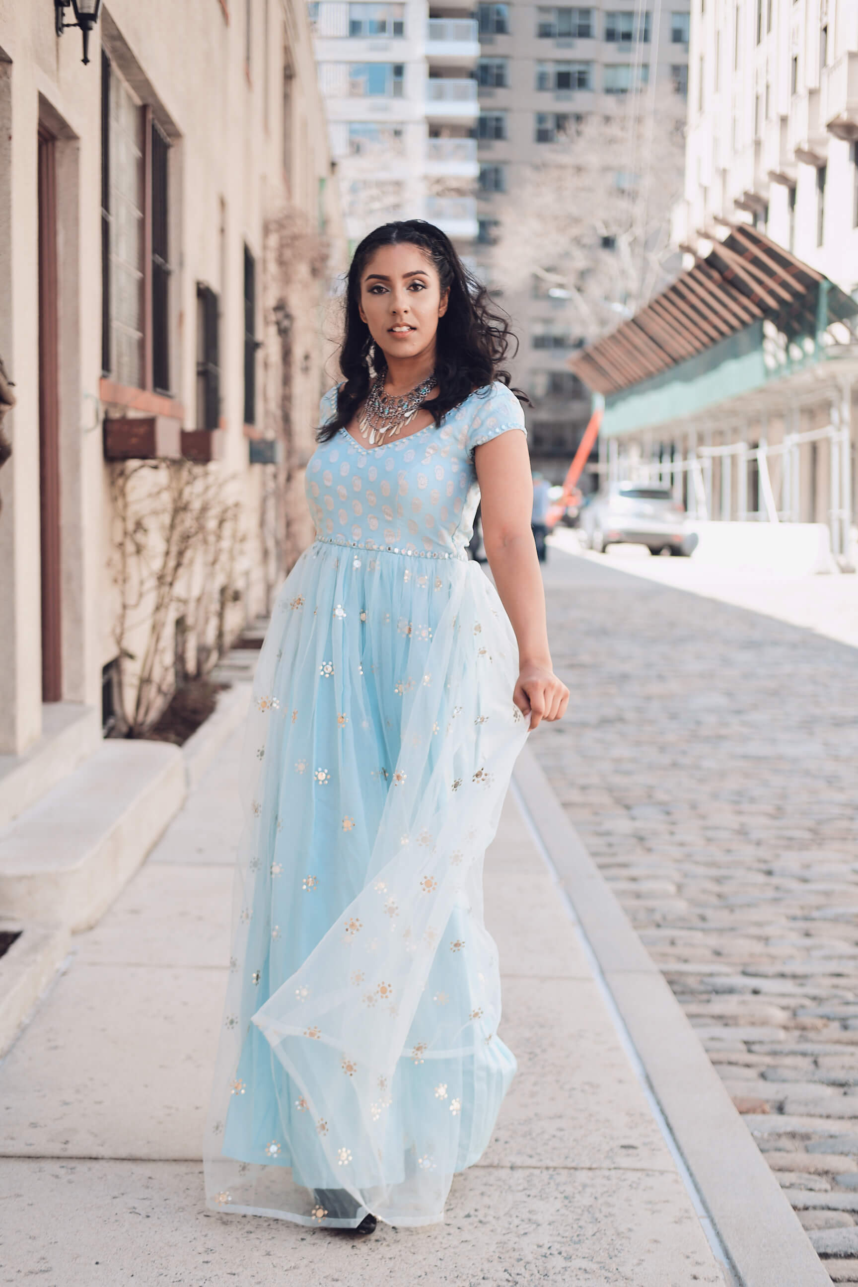 Jessie B - holiCHIC - Browngirl Magazine - Collaboration - Indian Fashion Photography - Women's Fashion Photography - Lifestyle Photography - Washington Square Park, New York - Washington Mews