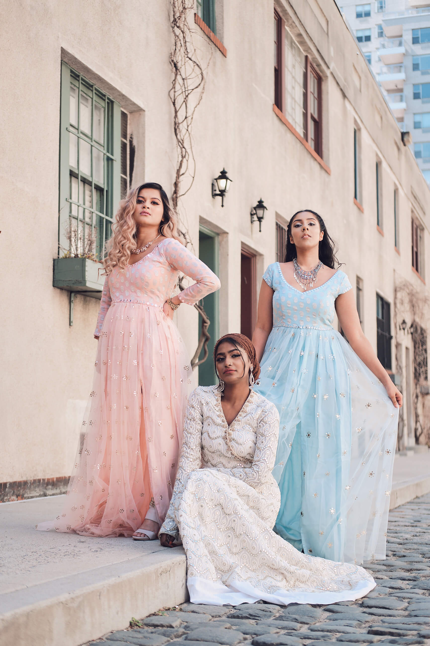 Nasreen - Roxy - Jessie B - holiCHIC - Browngirl Magazine - Collaboration - Indian Fashion Photography - Women's Fashion Photography - Lifestyle Photography - Washington Square Park, New York - Washington Mews