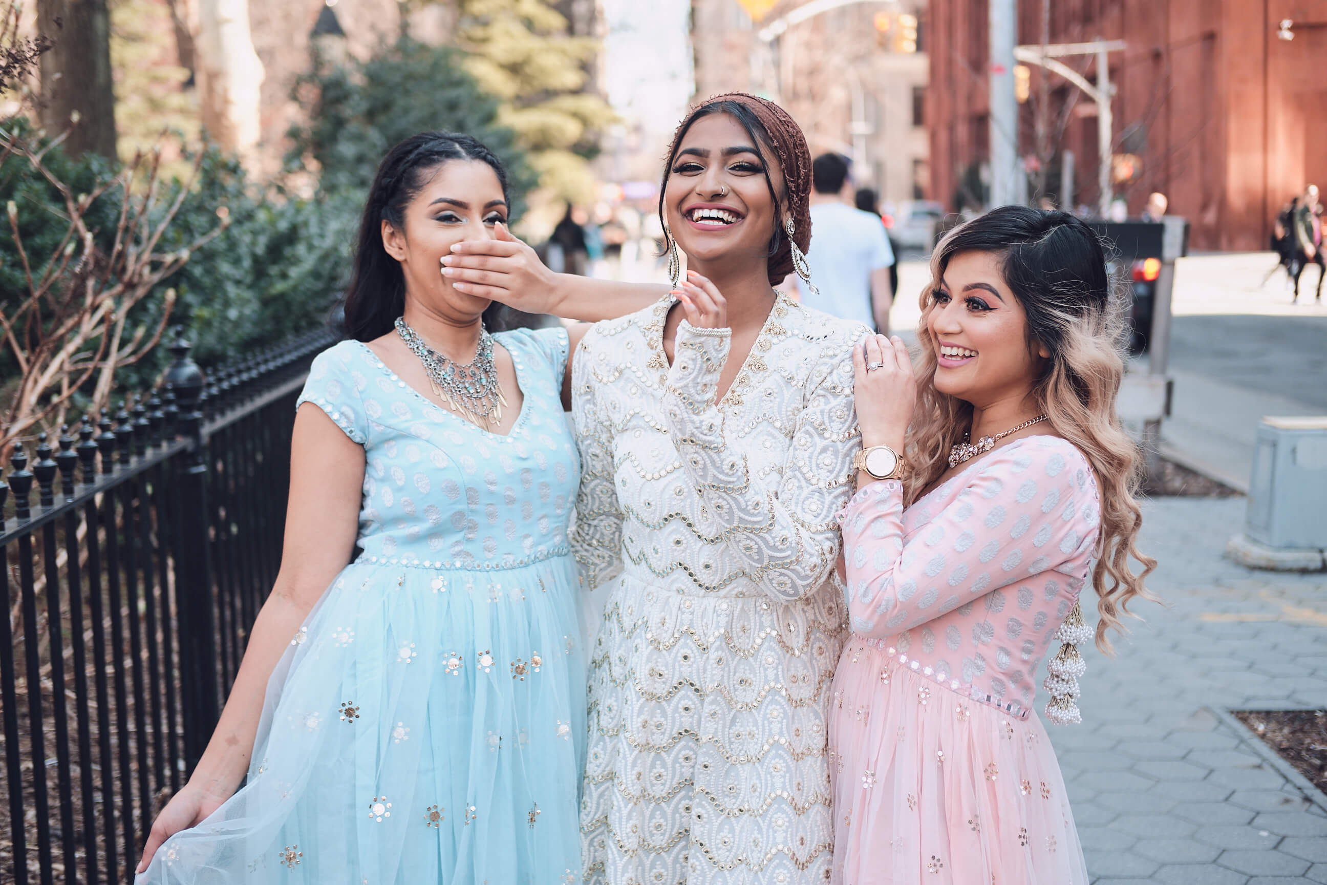 Nasreen - Roxy - Jessie B - holiCHIC - Browngirl Magazine - Collaboration - Indian Fashion Photography - Women's Fashion Photography - Lifestyle Photography - Washington Square Park, New York - Washington Mews