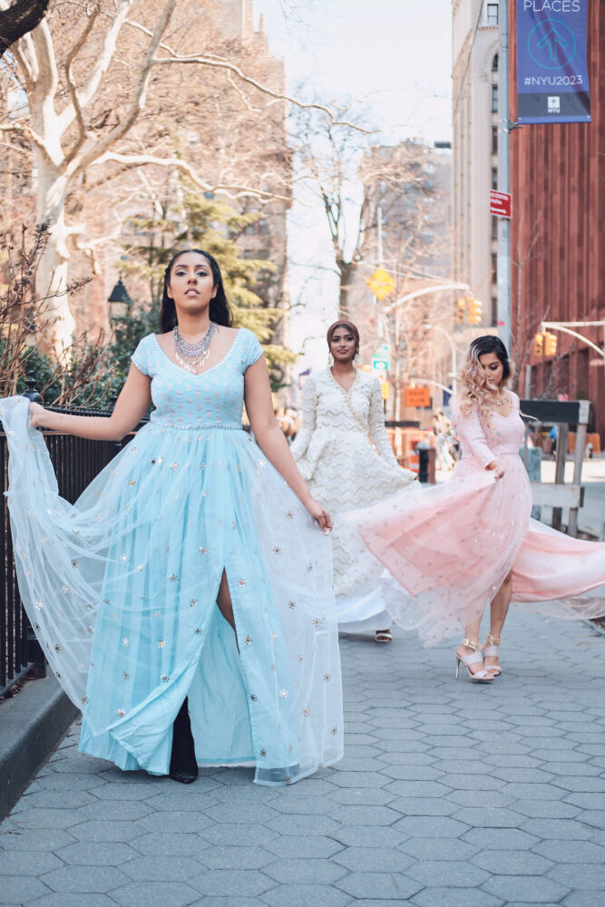 Nasreen - Roxy - Jessie B - holiCHIC - Browngirl Magazine - Collaboration - Indian Fashion Photography - Women's Fashion Photography - Lifestyle Photography - Washington Square Park, New York - Washington Mews