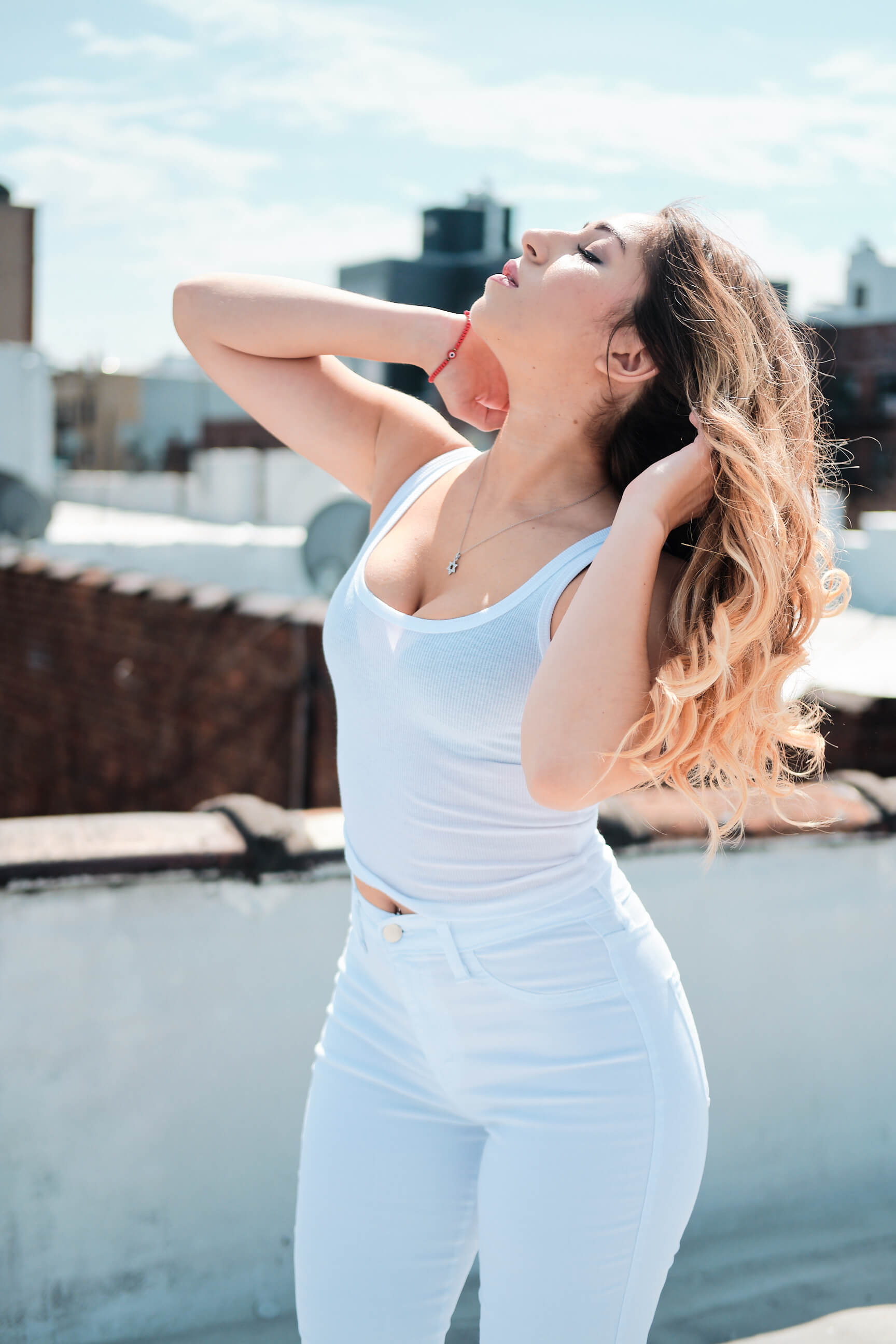 Mindy - Women's Fashion Photography - Portrait Photography - Ocean Avenue Rooftop - Brooklyn, New York